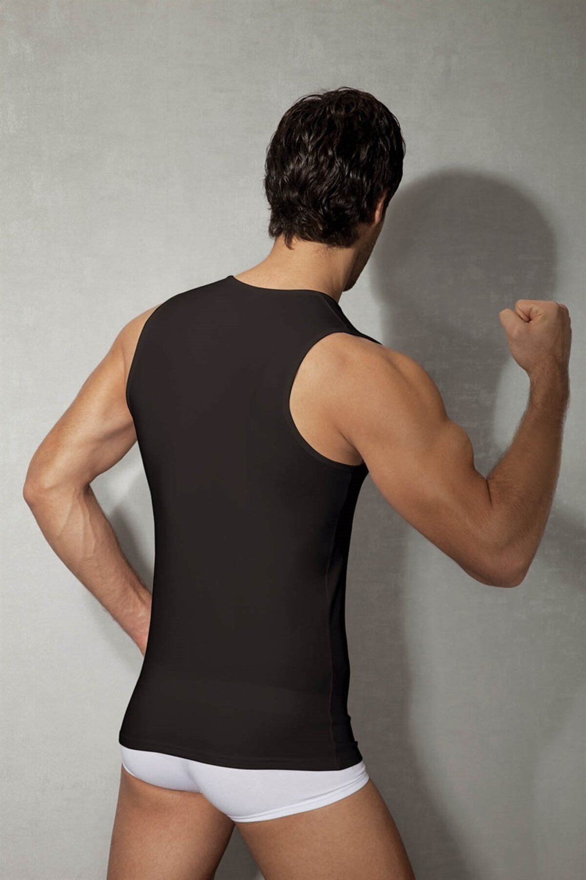 Doreanse-Ανδρικό εσώρουχο Modal V-Neck Zero Sleeve 2210 2