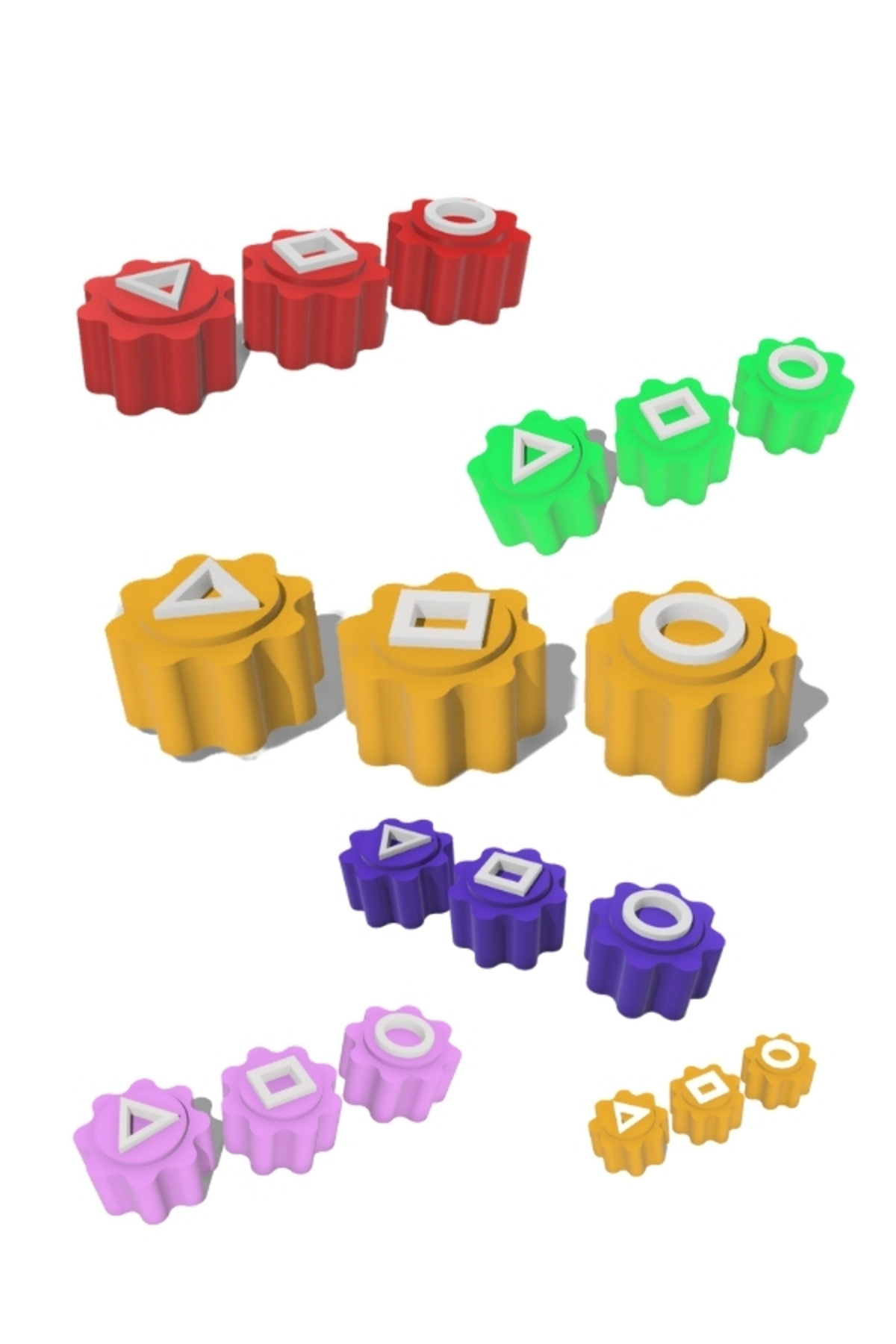 MARESSHİA-Squid Game - Set of 9 Dice, Ojing-Eo Geim Round Six Game 4