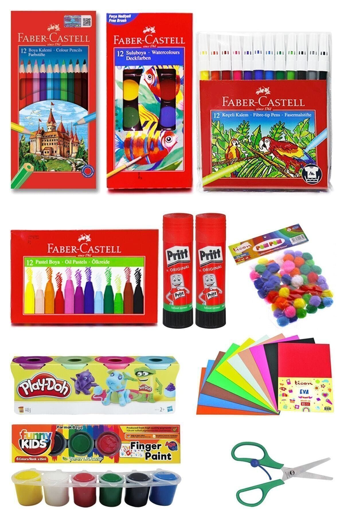 Faber Castell Ukkonline Kreş Anasınıfı Anaokulu Okul Ve Kırtasiye Seti