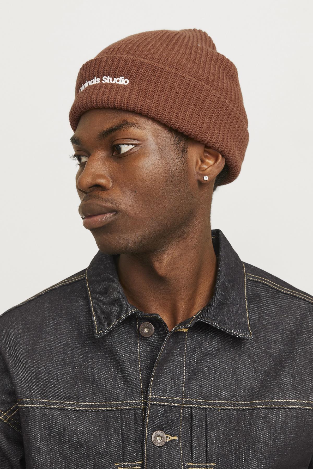 برت/کلاه بافتنی مردانه راسته | جک اند جونز Jack & Jones 12261001 - تصویر 5