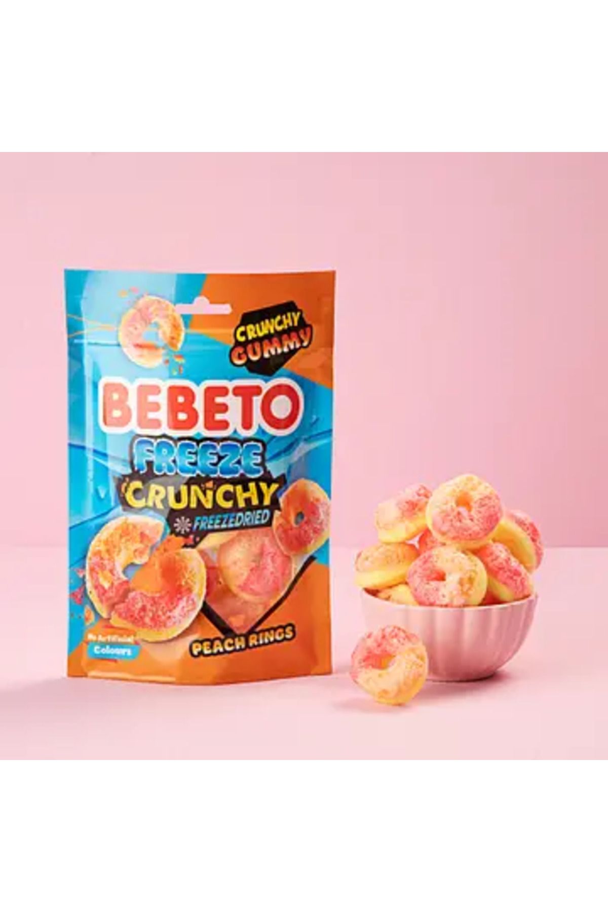 BEBETO Freeze Peach Rings 35g