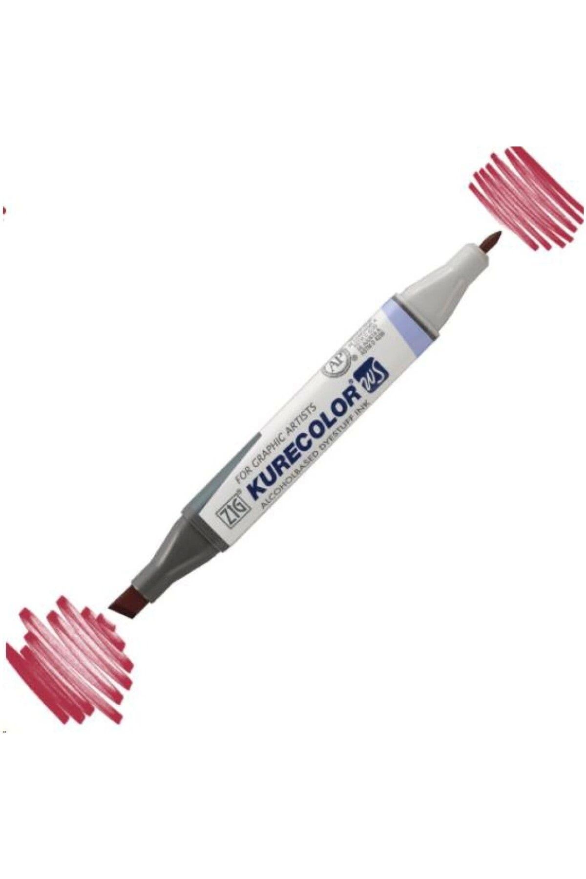 Zig-Kurecolor Kc3000 Twin S - 268 Deep Red Marker Pen 1
