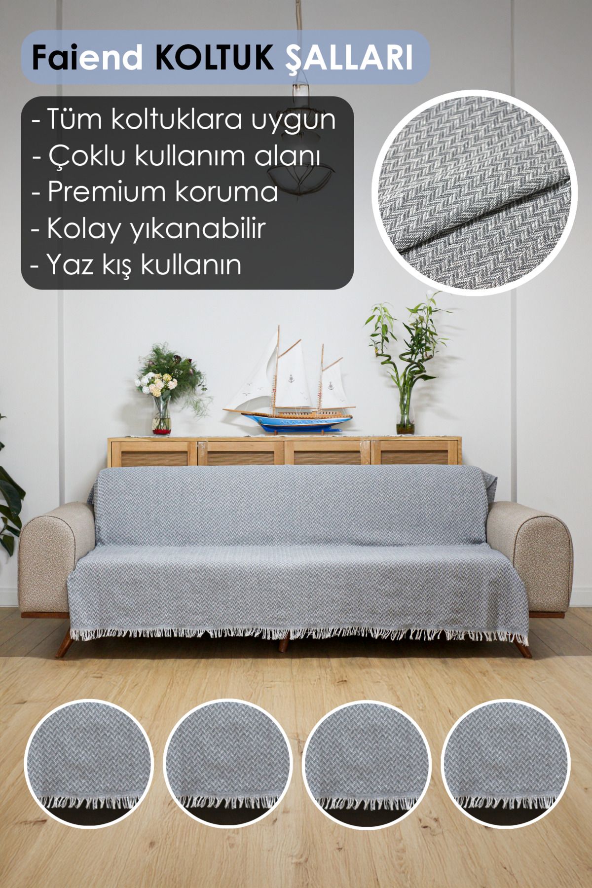 Faiend Husa Fotoliu 180 X 200 Cm Canapea Canapea Pat Divan Husa Fotoliu Bumbac Lavabil Şal Simplu - Mărime unică