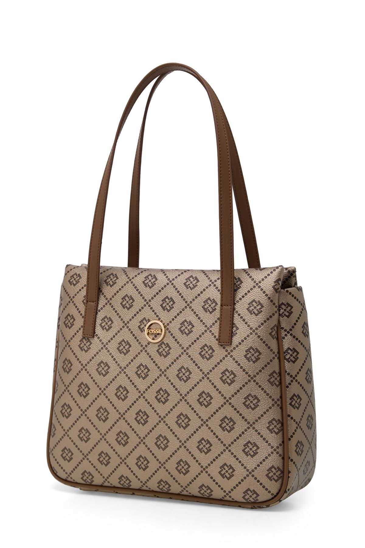 Fossil-Women's Gold Hand and Shoulder Bag, Model No: 05Fo25Y5035 3