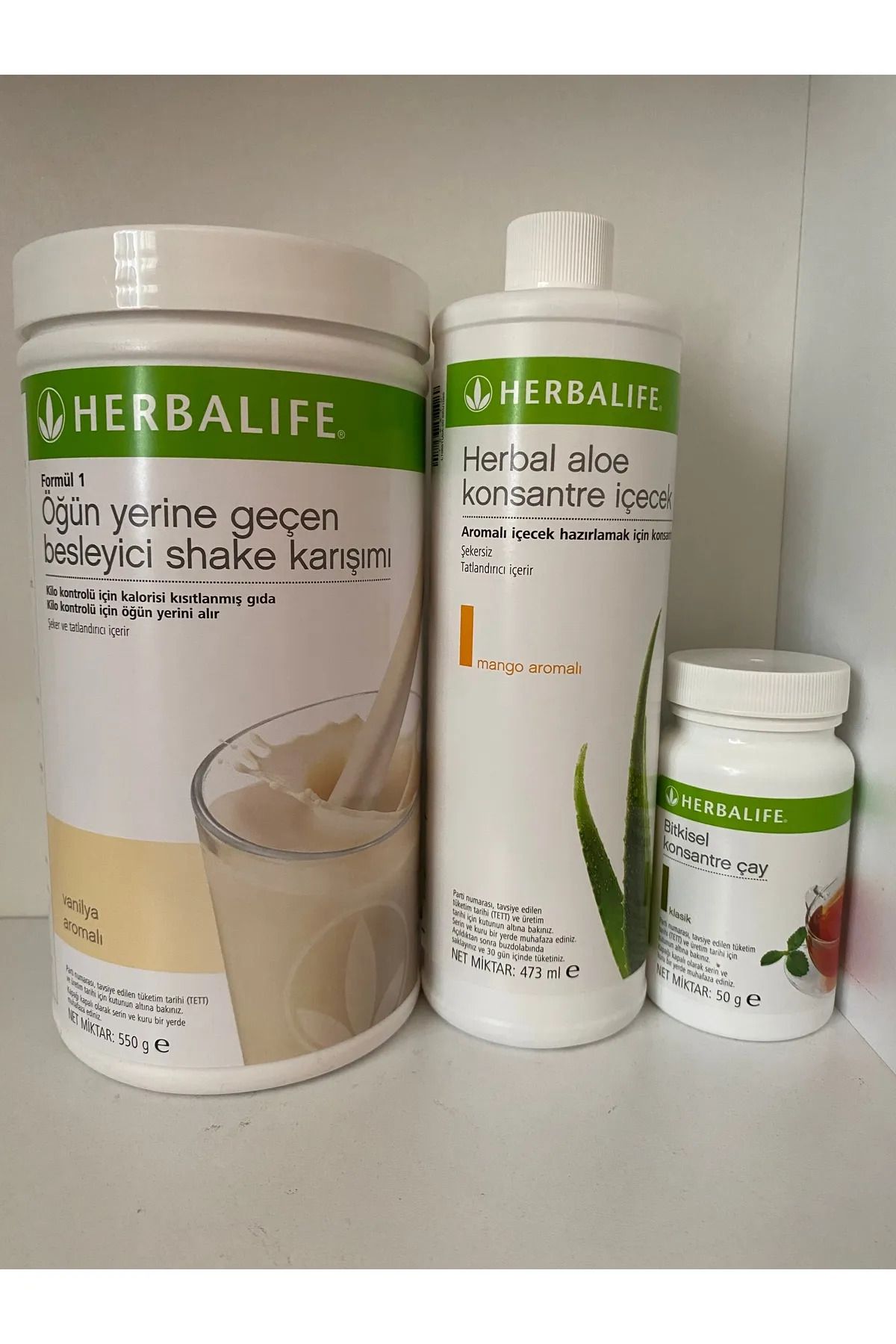 Herbalife Vanilyalı set 26 Herball Sepeti
