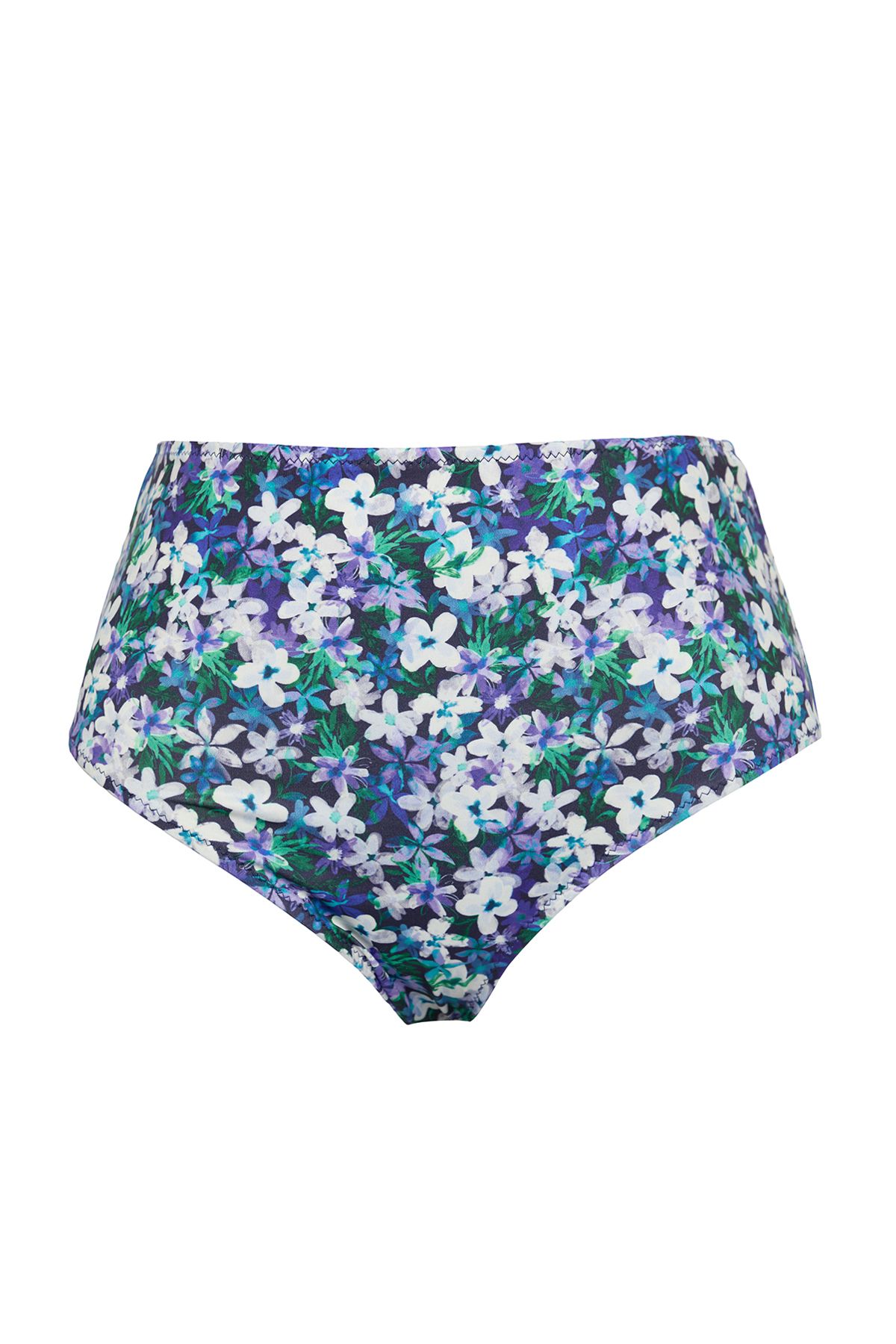 Trendyol Curve-Pareo-Bikinihose mit Blumendruck in Übergröße, 2er-Set – TBBSS25CR00003 7