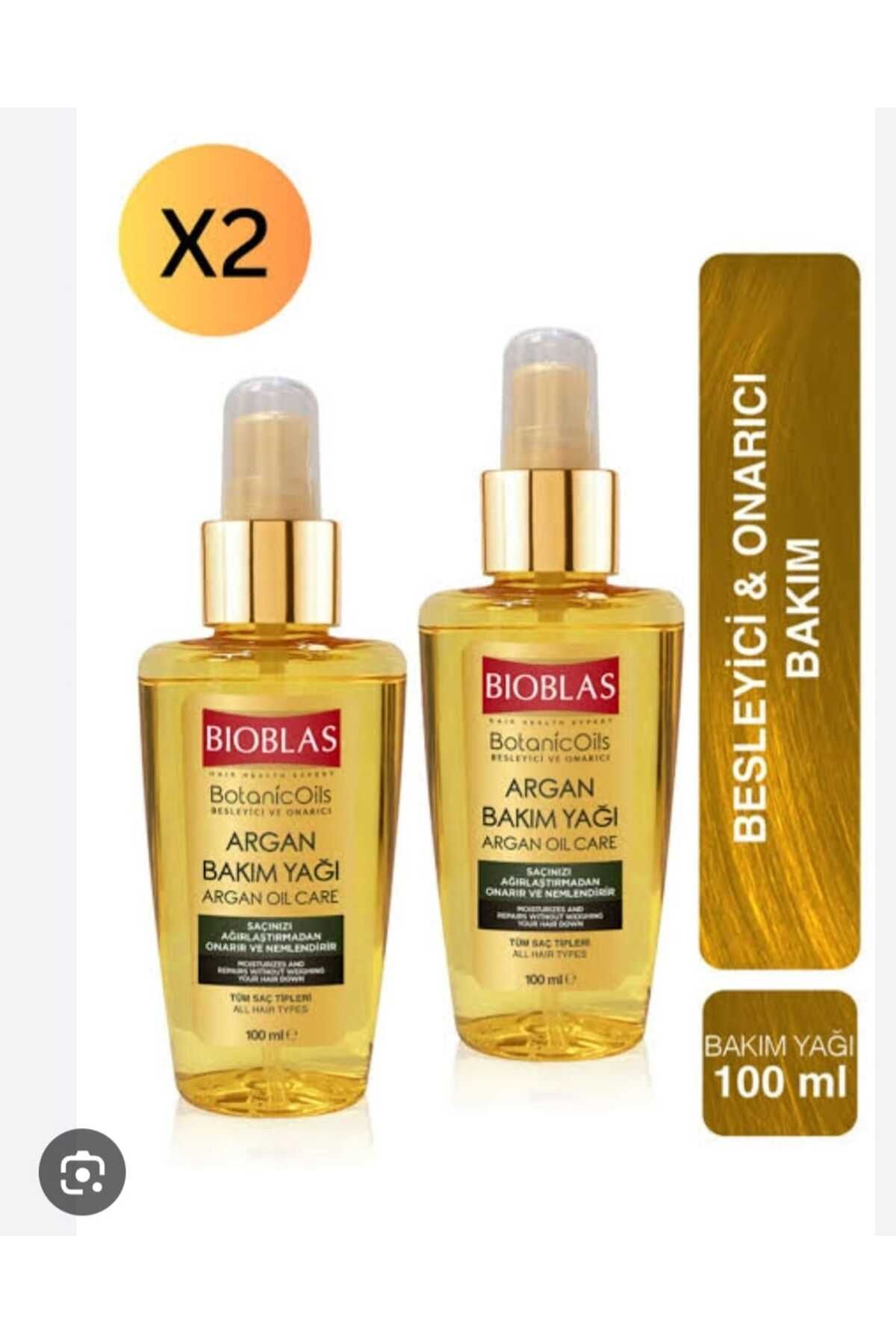 Bioblas argan sac bakım yagı 2 lı