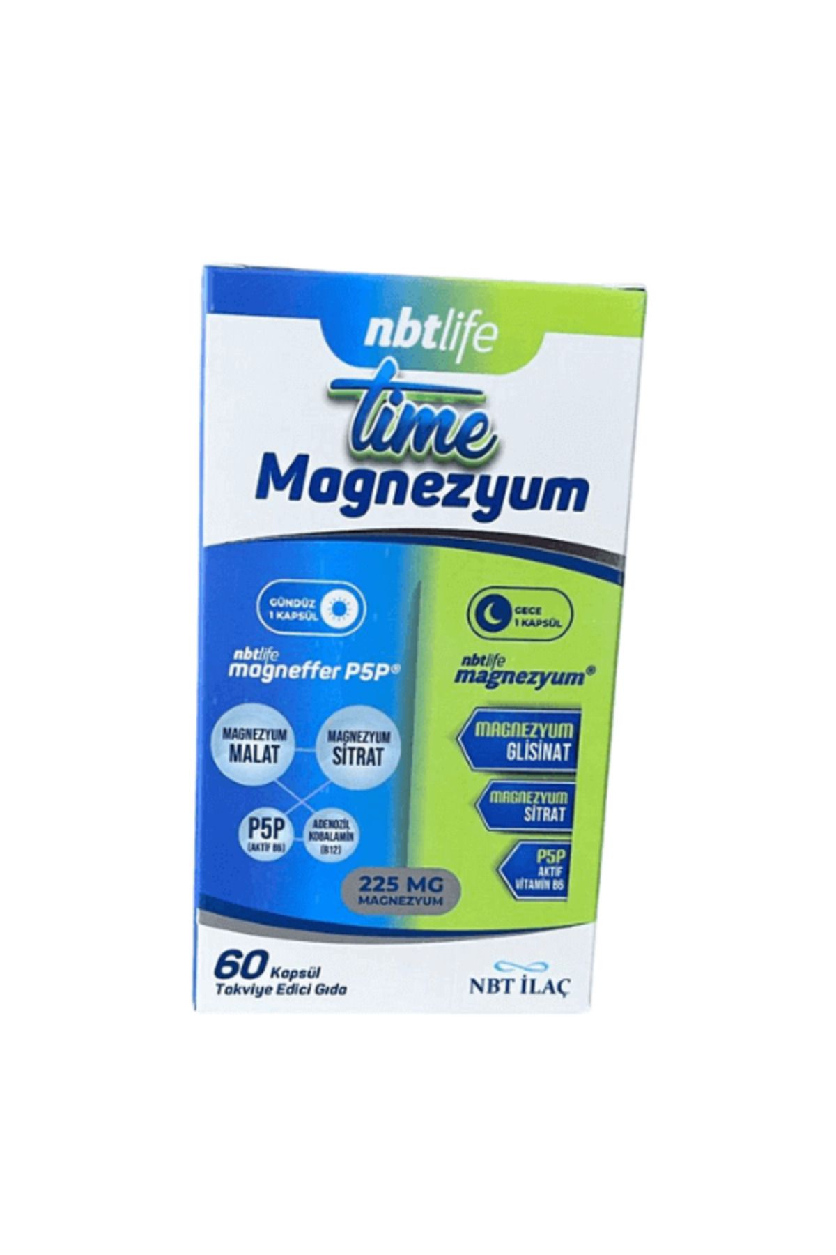 NBT Life NBTLIFE TIME MAGNEZYUM 60 KAPSÜL