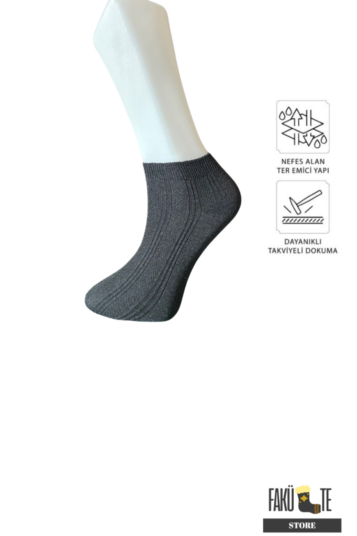 4 Çift Unisex Kısa Desenli Çorap Seti — görsel 4 · TYBTGZCM2MA8E3YM36