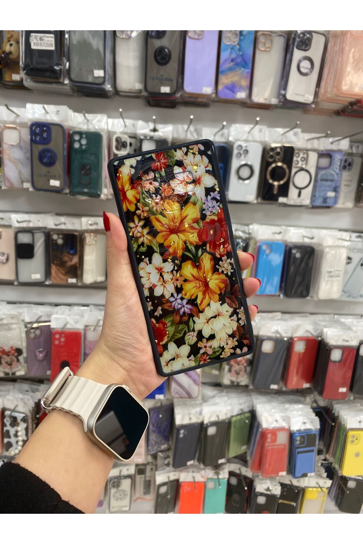 TECNOTREND Galaxy Note 9 Desenli Colored Silikon Kılıf