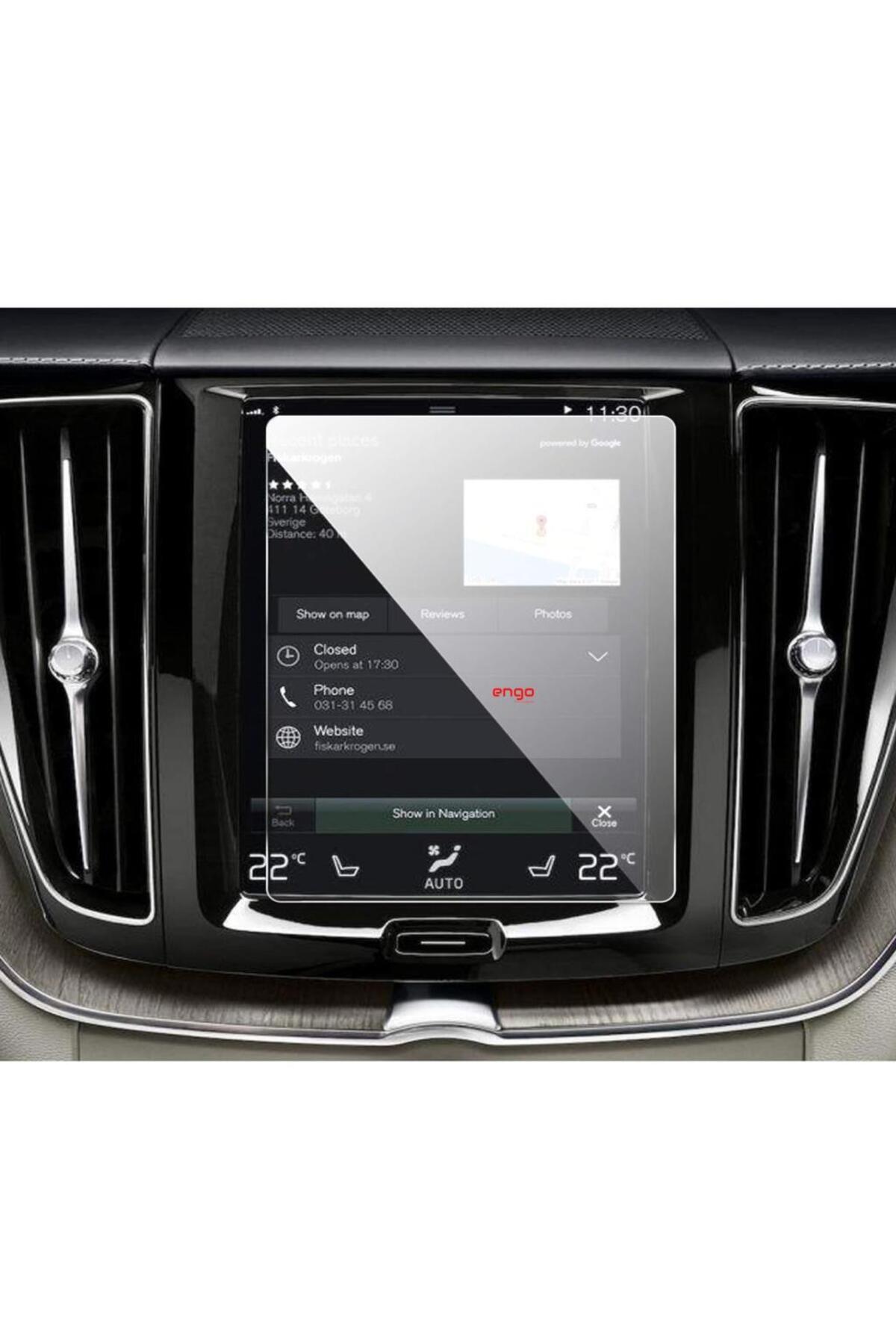 Engo Volvo EX40 9 inç Mat Ekran Koruyucu Multimedya Navigasyon