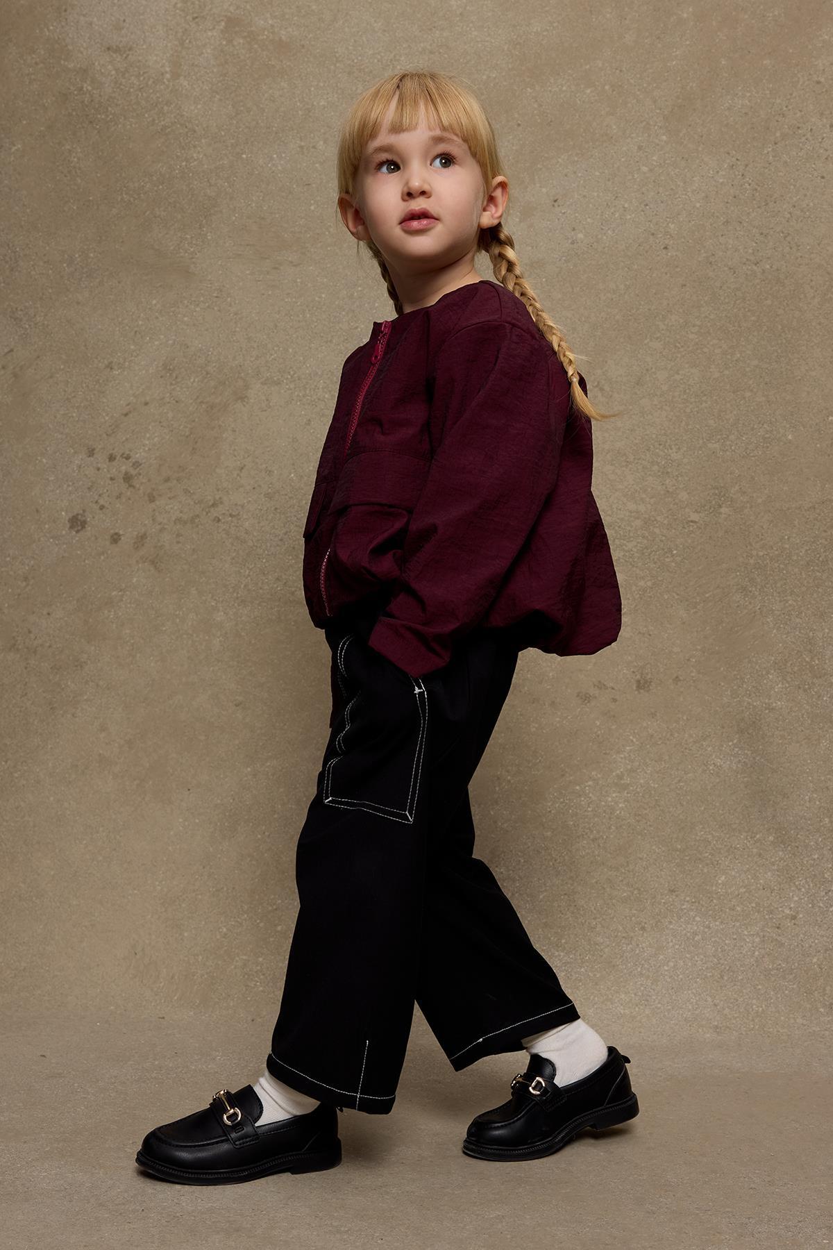 Fahhar Kids Bomb Ceket Bordo fotoğrafı 2 (önizleme)