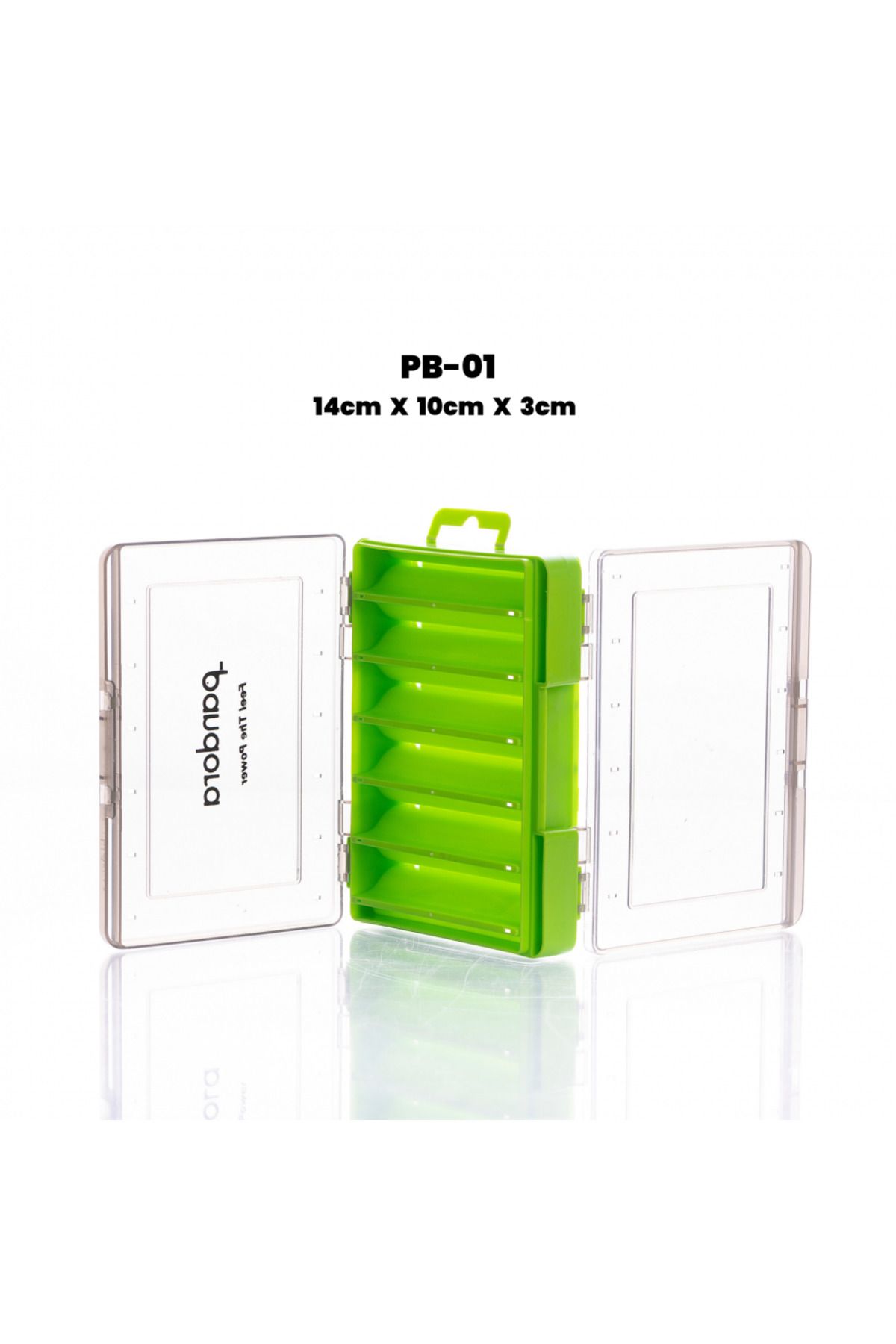PANDORA BALIKÇILIK Balıkçı Kutusu Pb 01 14Cm X 10 Cm X 3 Cm yeşil renk