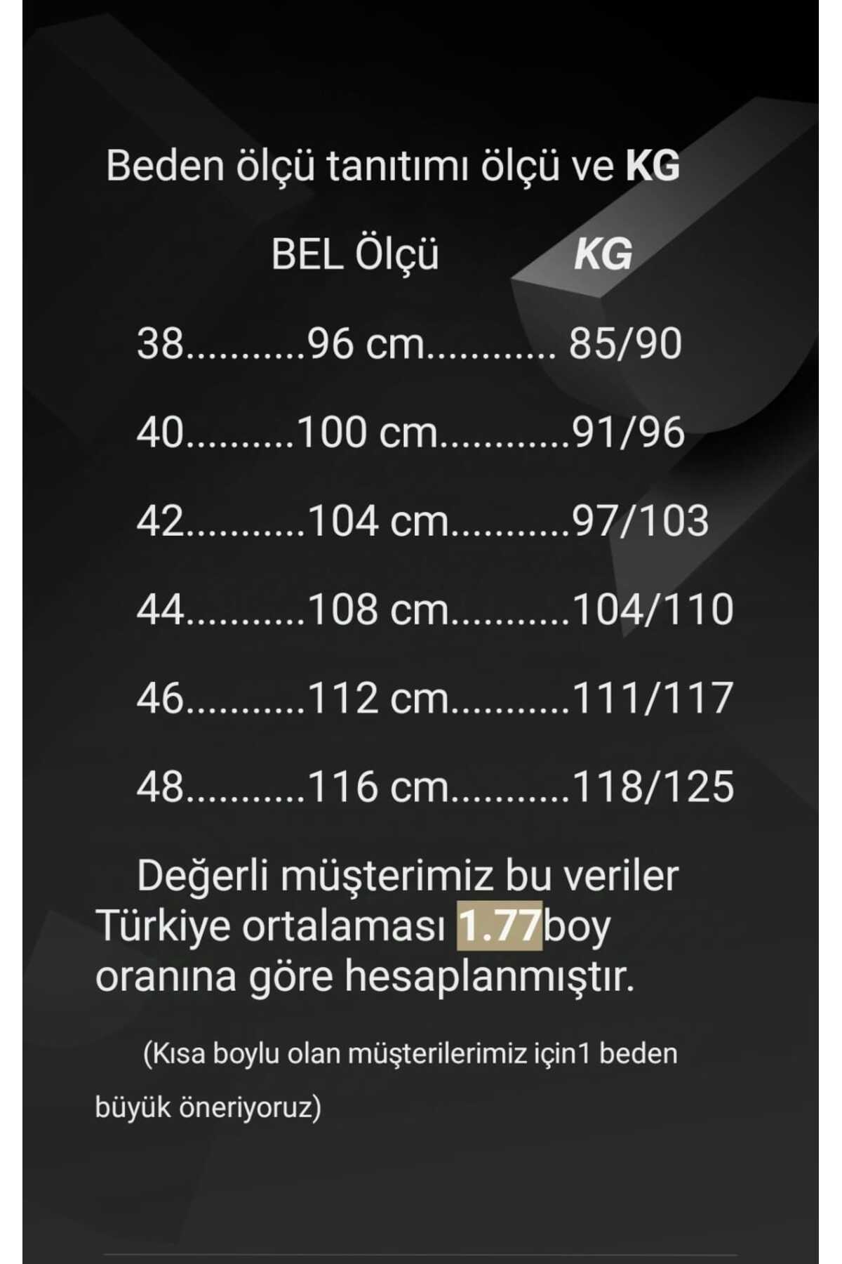 Ünal Giyim-Men's Jeans - Plus Size, Lycra Fit, Thick Cotton (Top Quality Product) 7