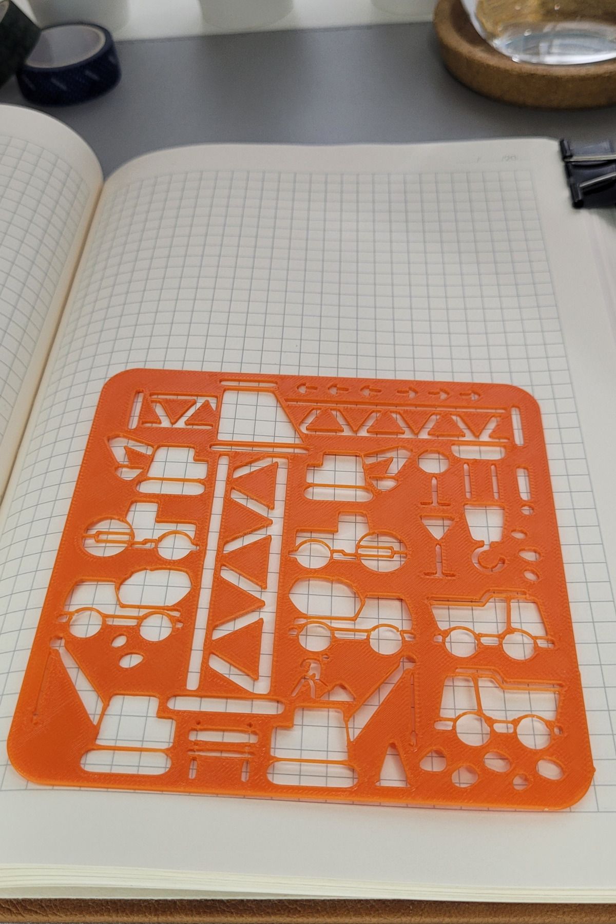 Karmelom Studio-Construction Tools and Shapes Template Ruler 3