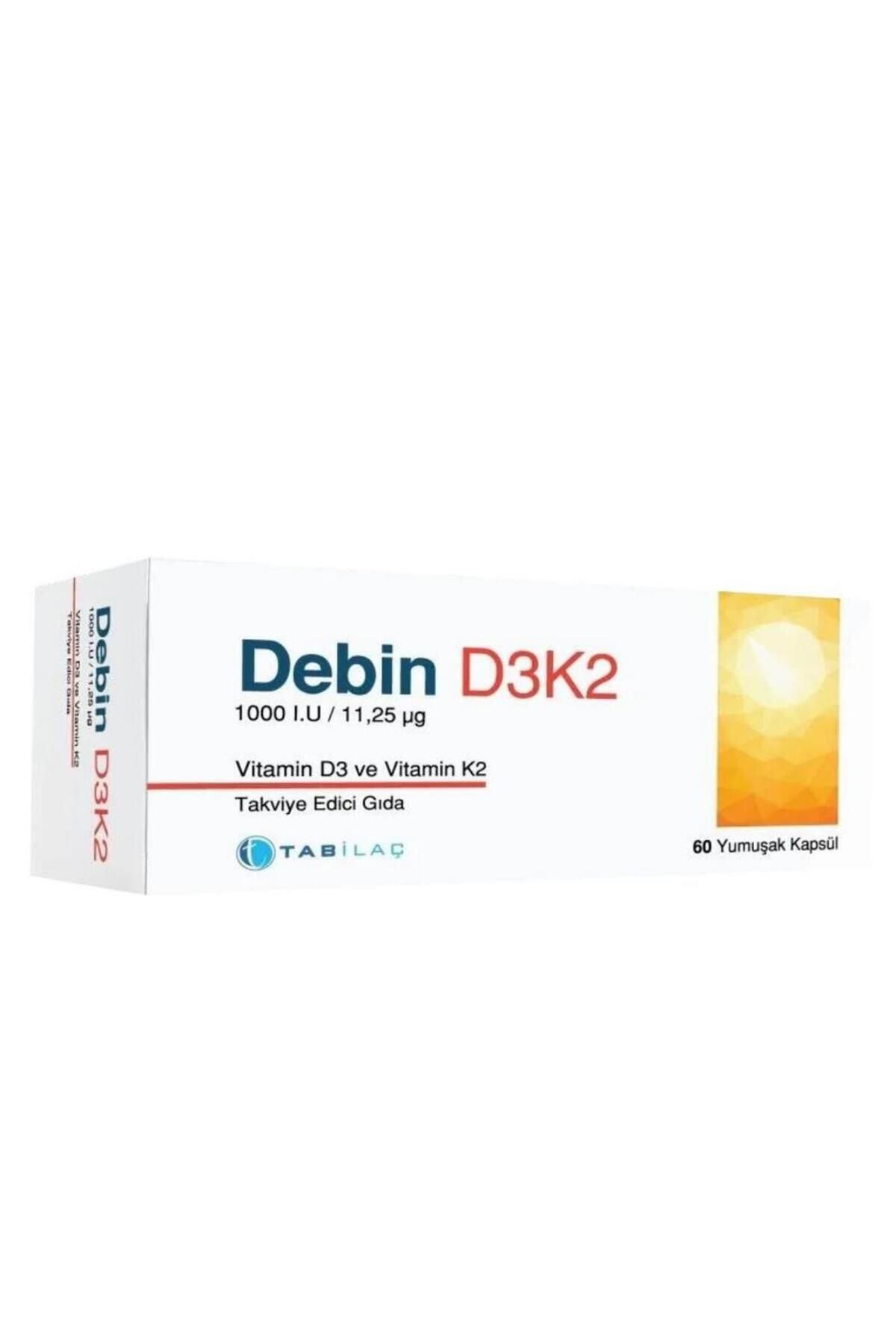 Tab İlaç Debin D3K2 60 Kapsül