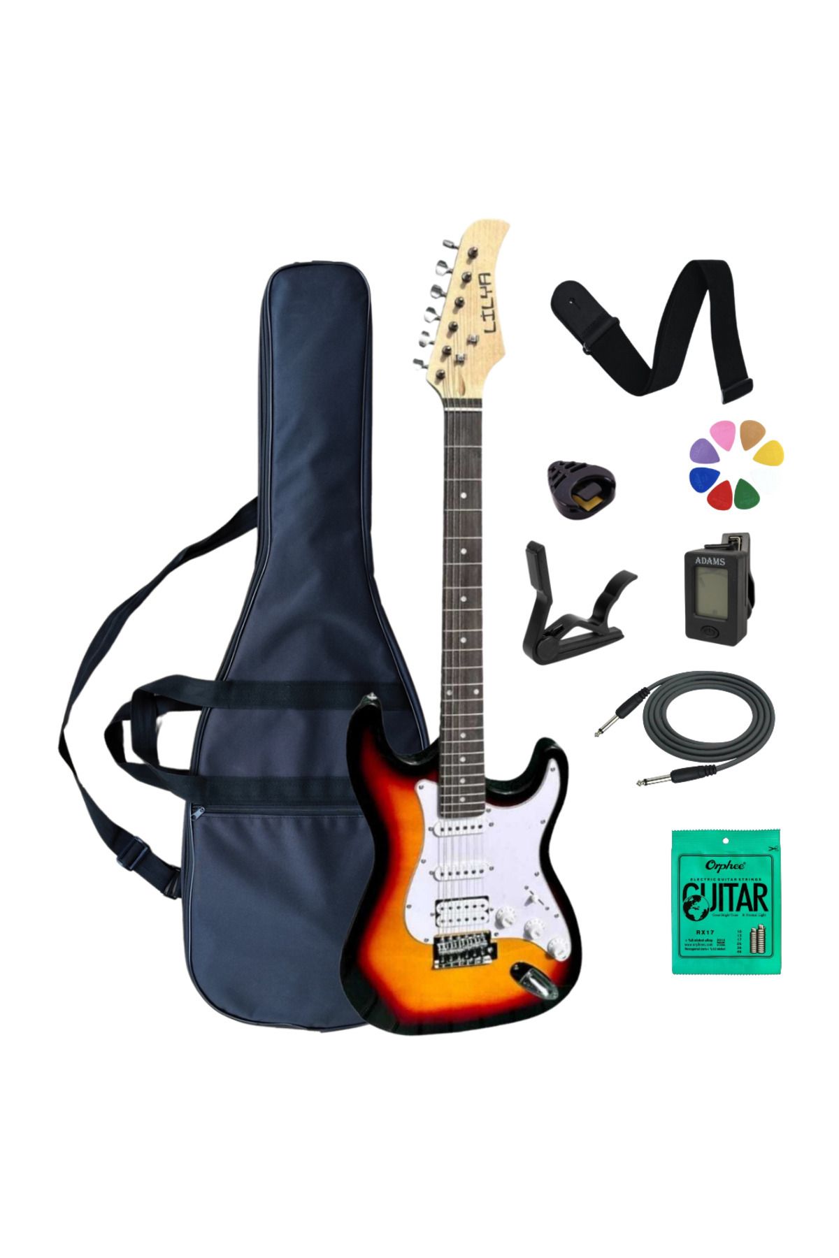 LİLYA Elektro Gitar Full Set