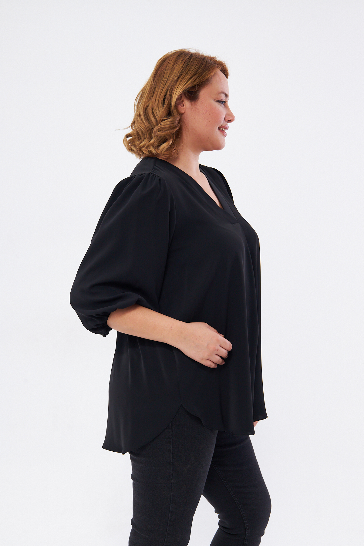 Ayhanlar Collection Bluz Büyük Beden Bluz görsel 2