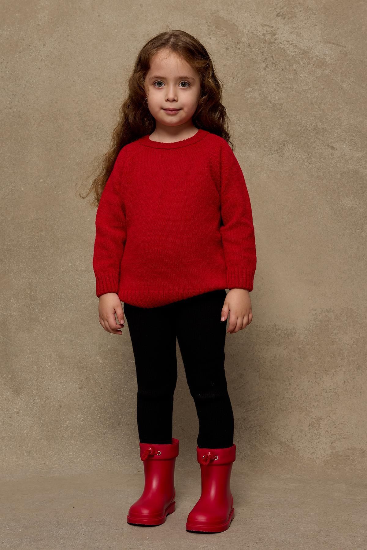 Fahhar Kids-Red Knitwear Sweater 4