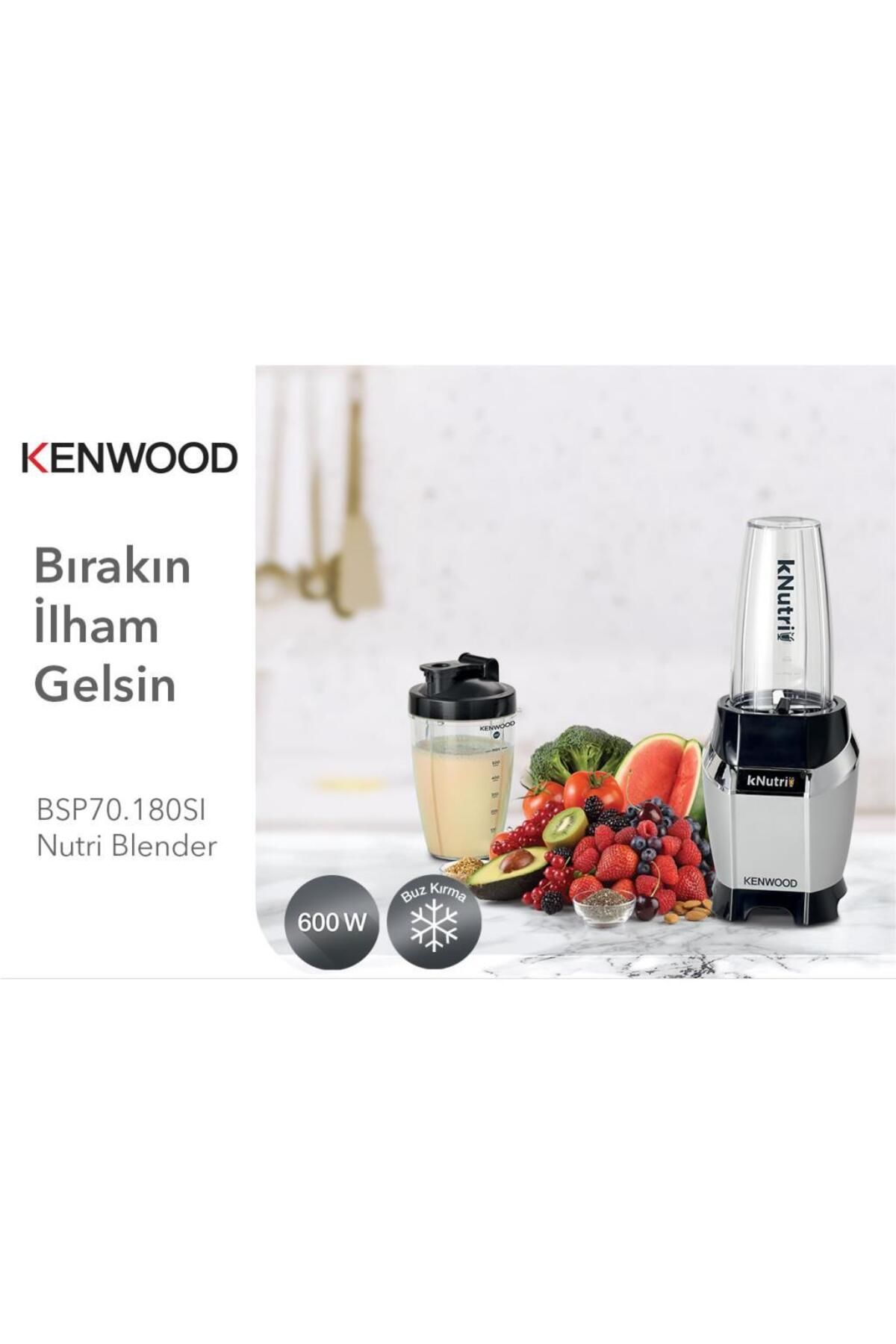 Kenwood-Nutri Smoothie Blender - 600 ml Capacity Bsp70.180Si 6