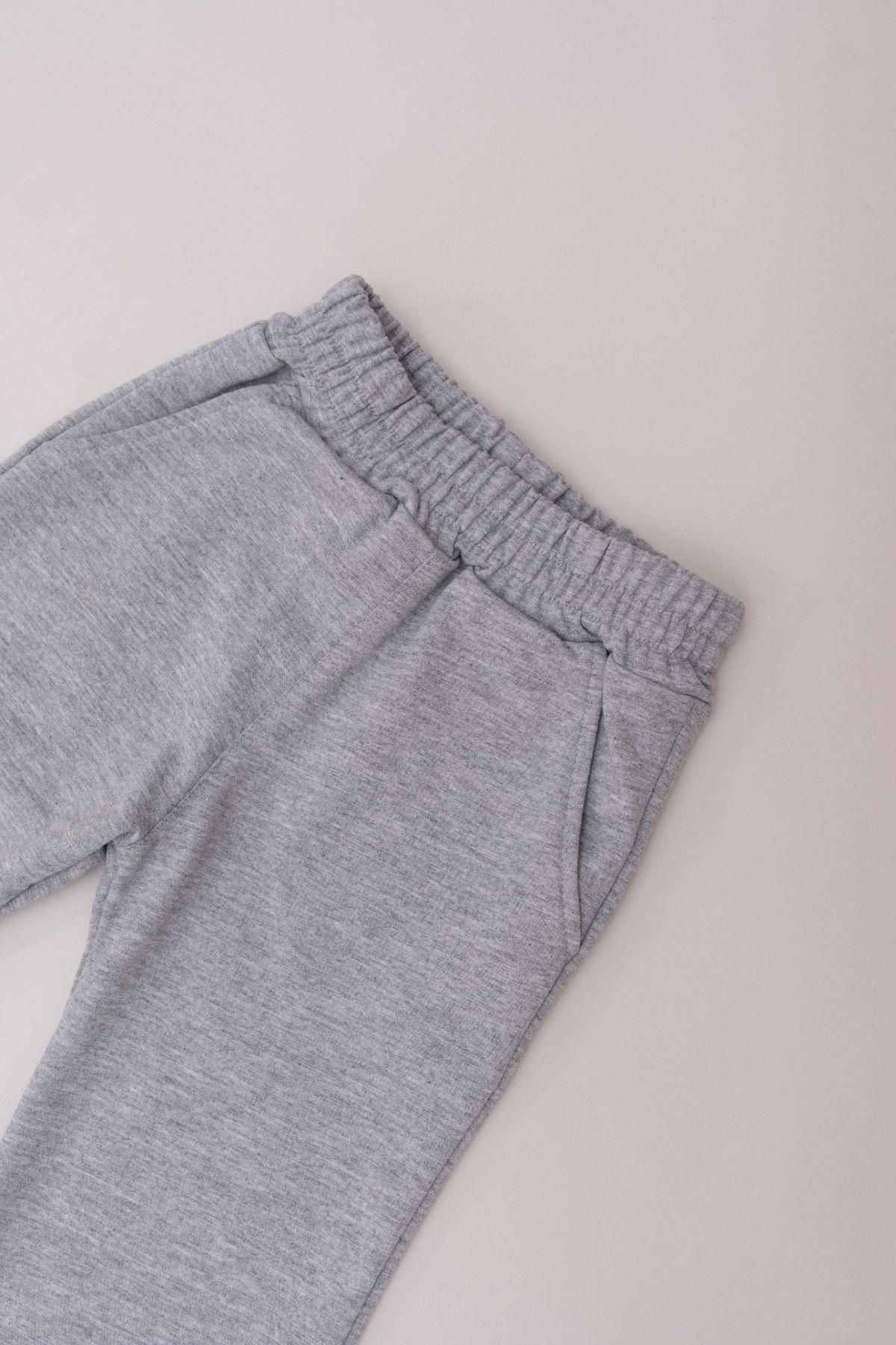 C&City-Girl's Gray Spanish Leg Sweatpants - 761 7