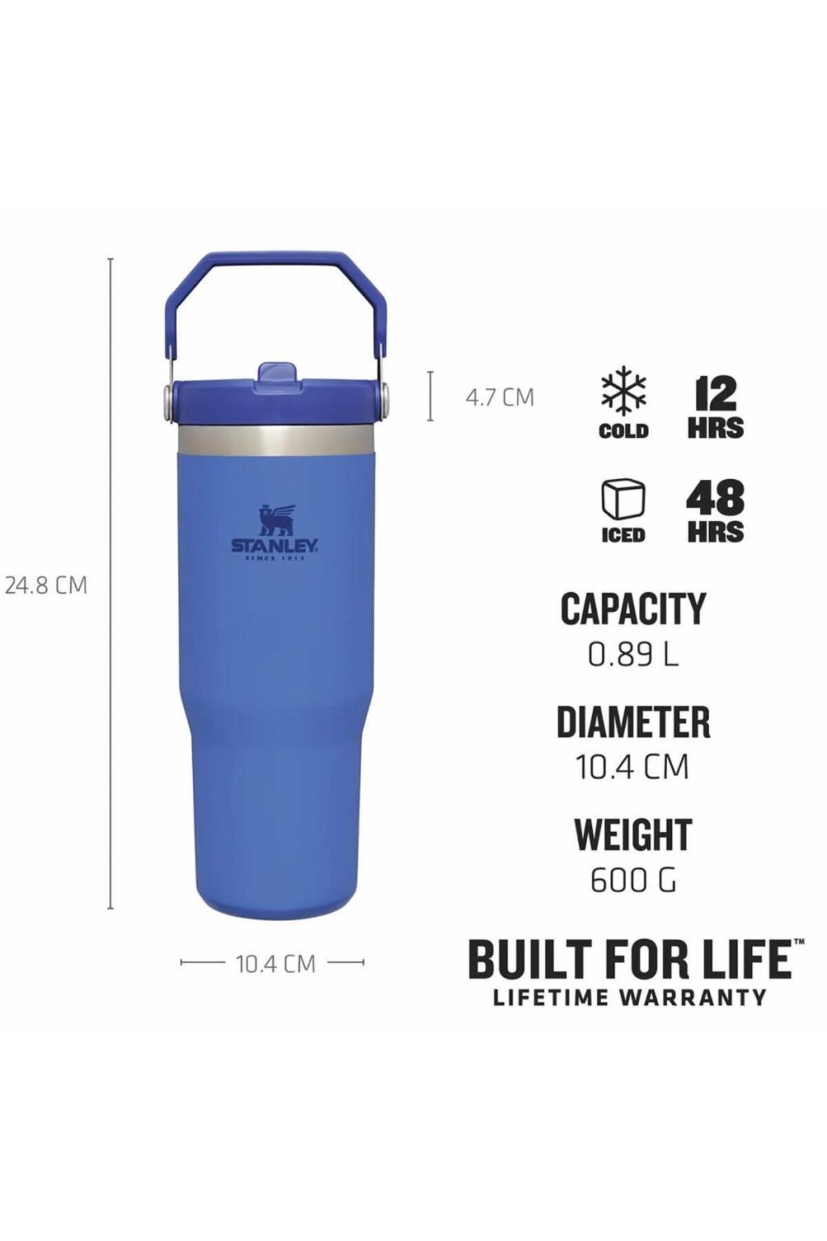 Stanley-The Iceflow Flip Straw Thermos Cup with Straw 0.89 Lt 3