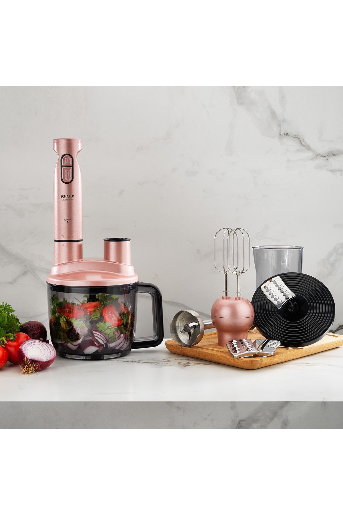 Schafer Chef Blend Mega Blender Set-rosegold