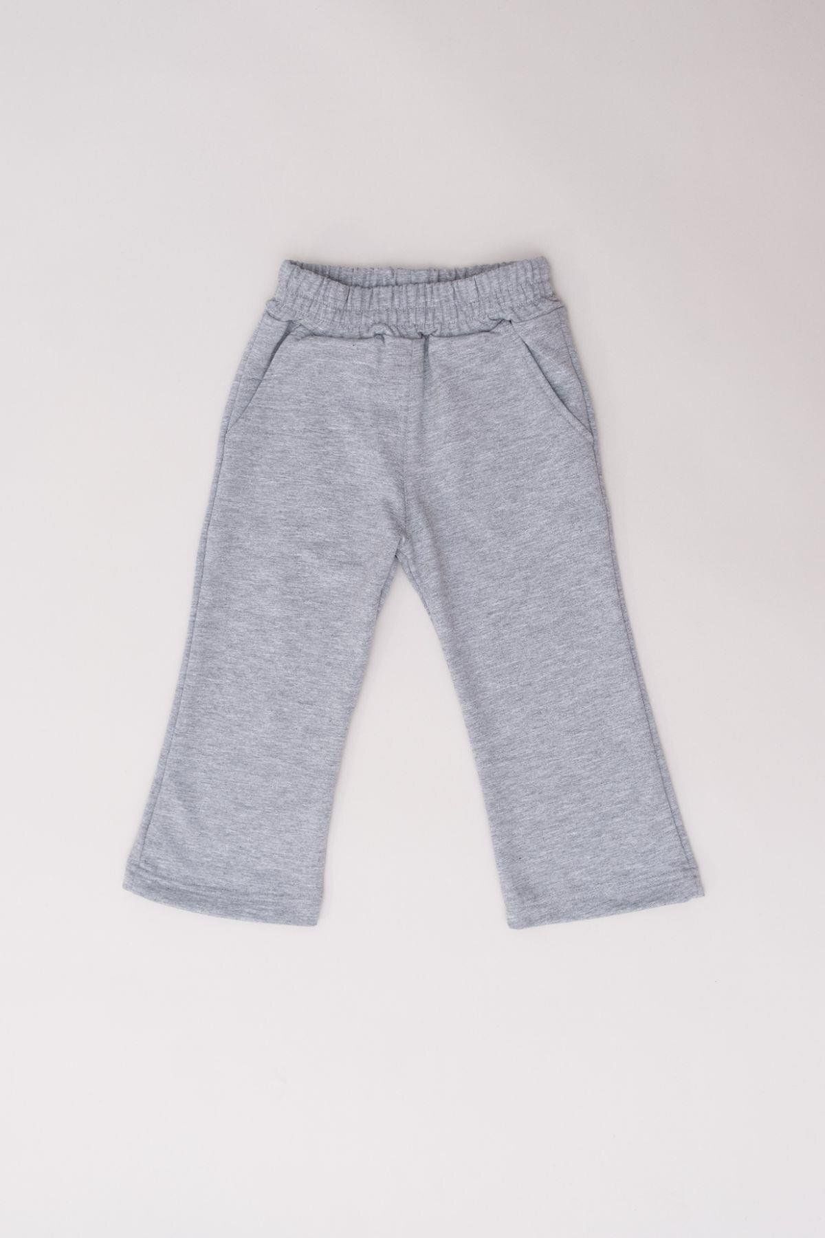 C&City-Girl's Gray Spanish Leg Sweatpants - 761 4