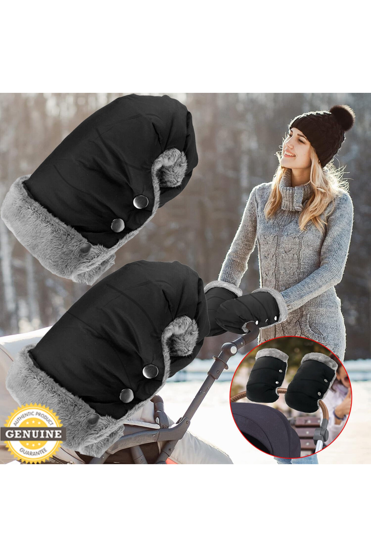 İnfant Hobby İnfant Hobby Carlo Puff Bebek & Çocuk Arabası Eldiveni fotoğrafı 2 (önizleme)