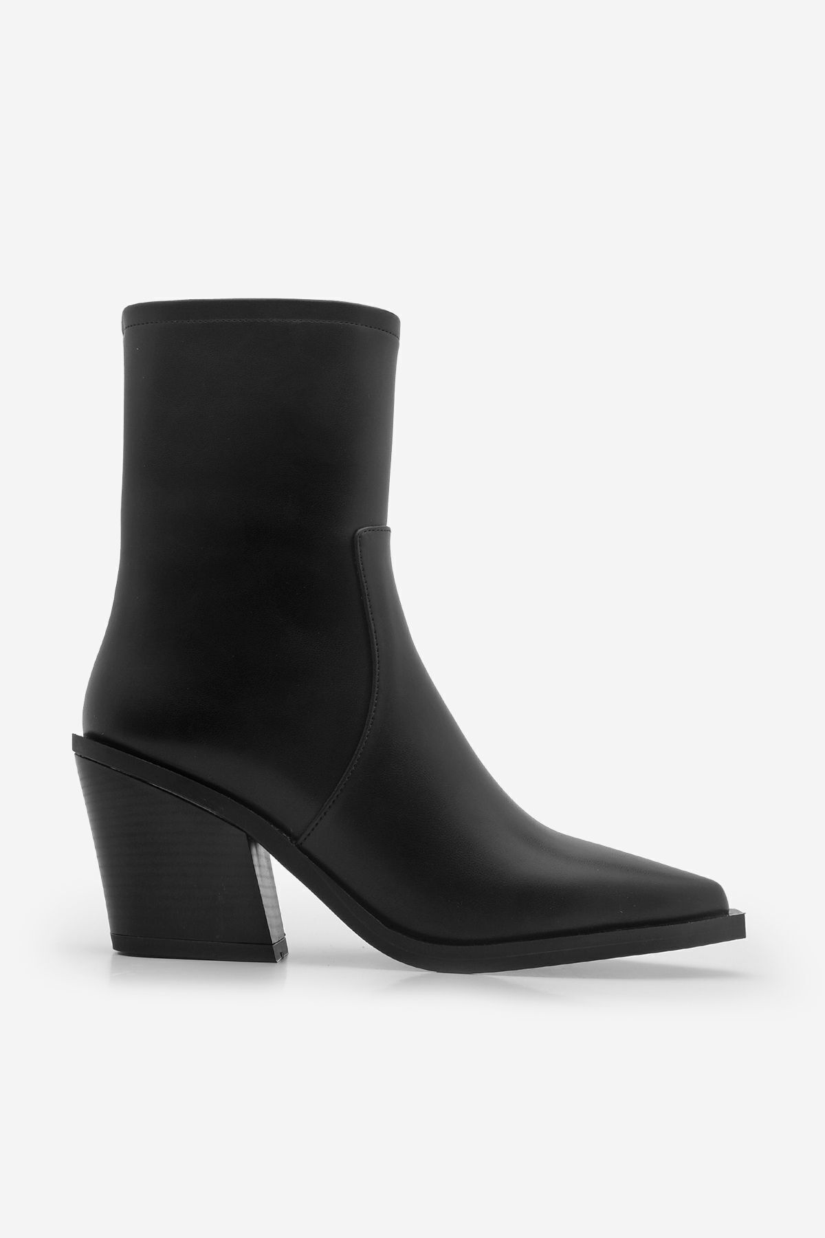 Marjin-Γυναικείες μπότες με μύτη Western Tamin Black 3