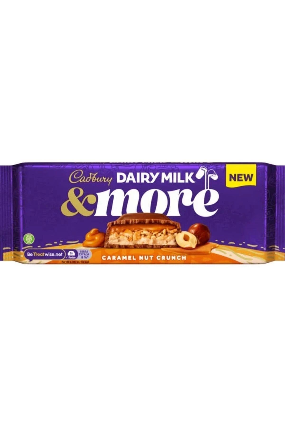 Cadbury Daıry Mılk&More Caramel Nut Crunch Çikolata 200 gr