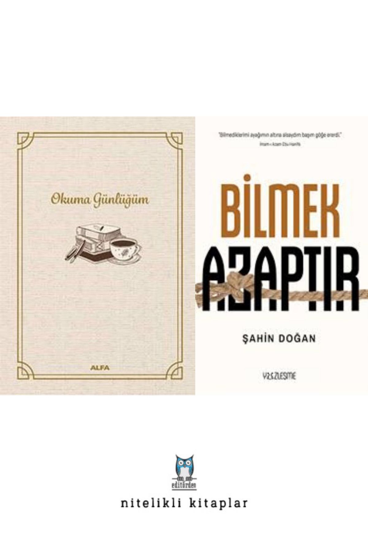 Yüzleşme Yayınları Okuma Günlüğüm Bez Ciltli - Bilmek Azaptır