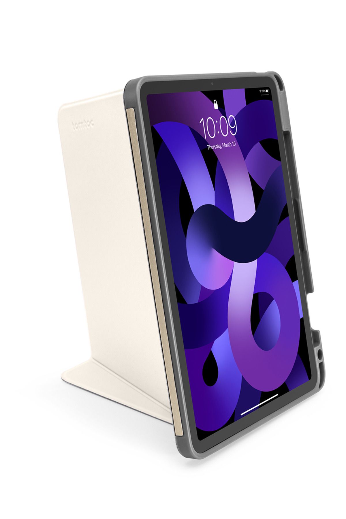 کاور تبلت سفید B50 10.9 11 INC 3 مرحله IPAD CASE Tomtoc
