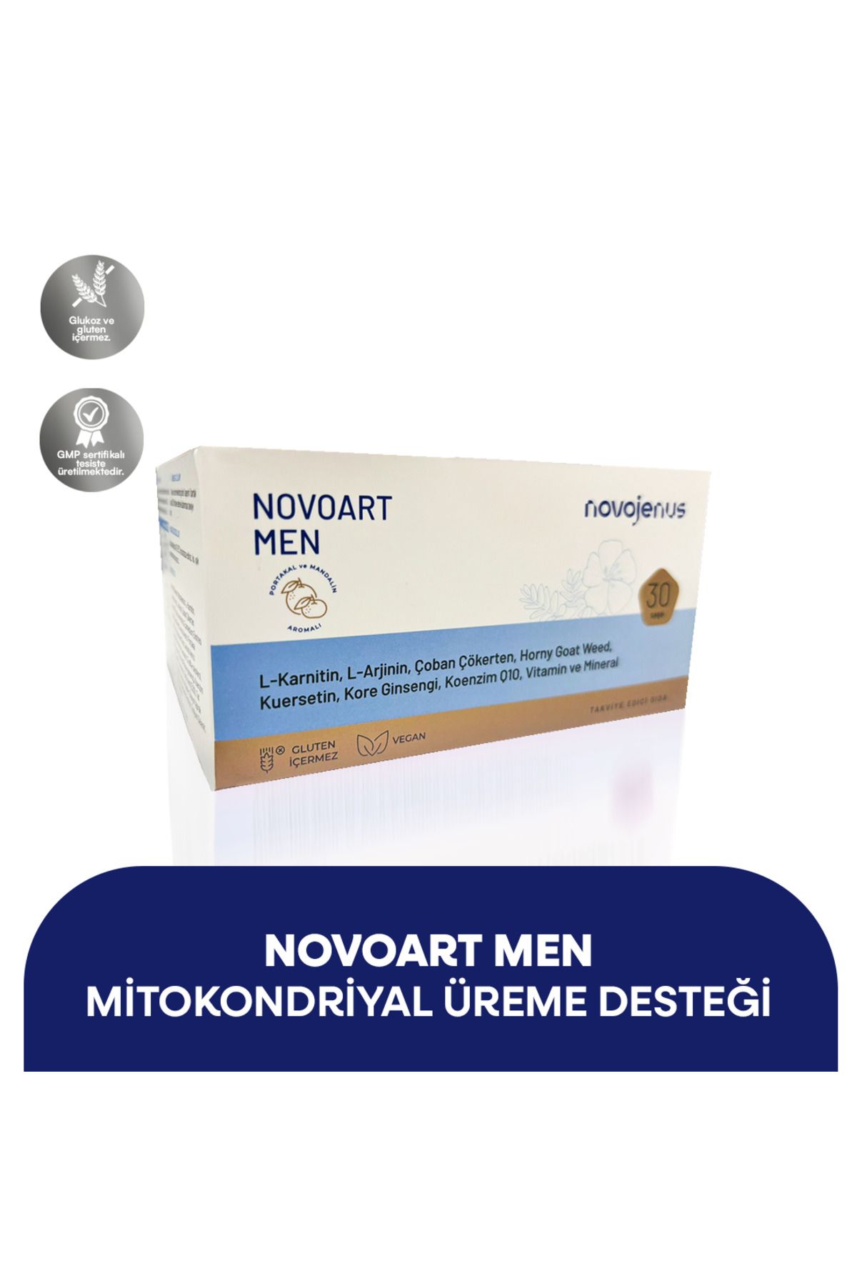 Novojenus NovoArt Men Mitokondriyal Üreme Desteği