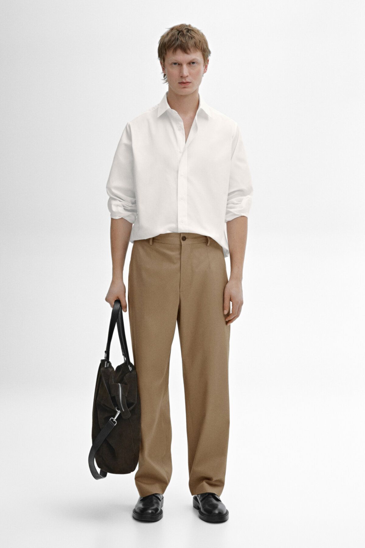 پیراهن باریک 100% پنبه ای Massimo Dutti
