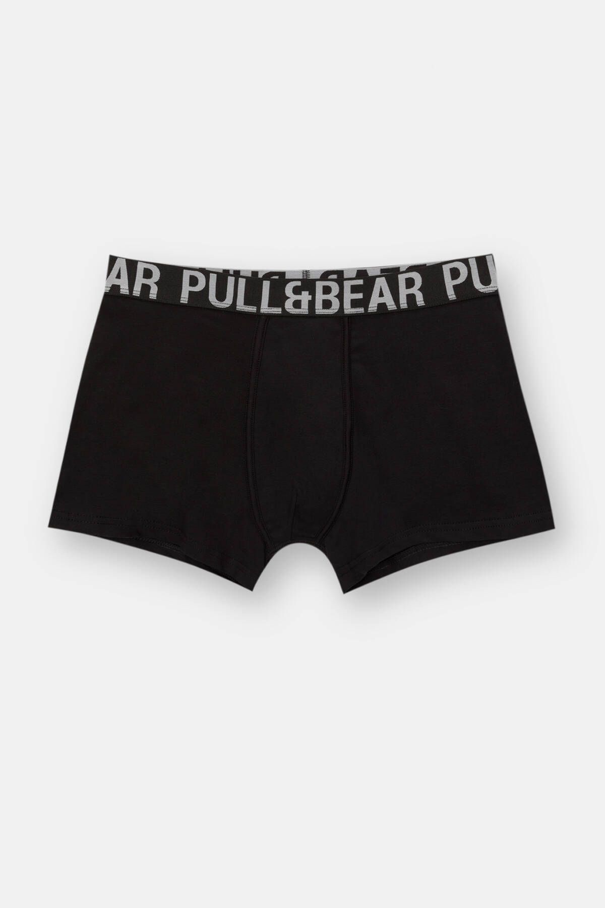 شورت باکسر چند رنگ مردانه بسته بوکسور با 3 LOG Pull Bear Pull & Bear