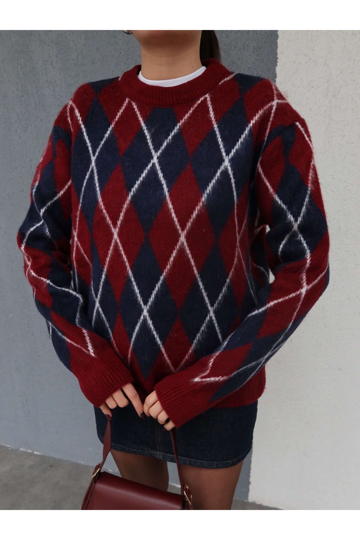 ESRAHELVACI-Rectangular Pattern Sweater 2
