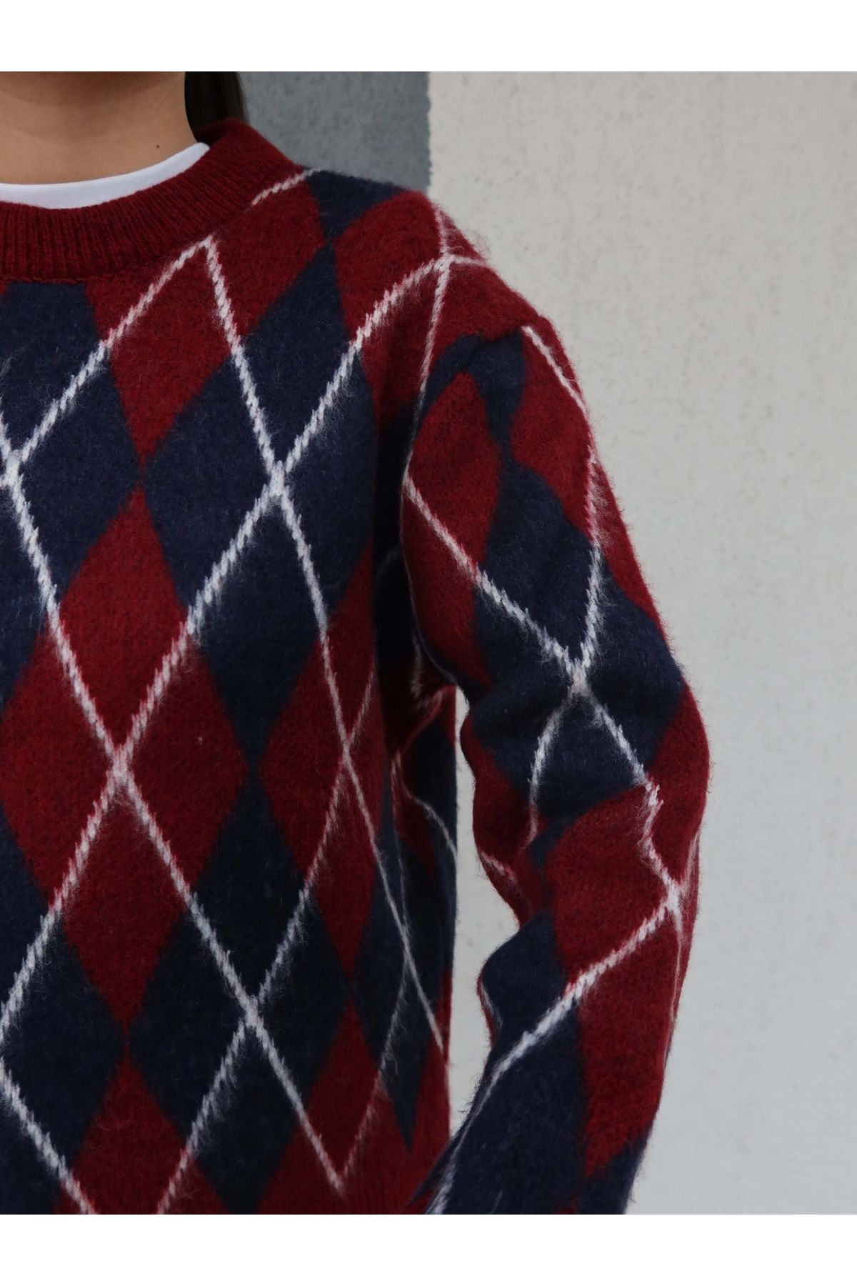 ESRAHELVACI-Rectangular Pattern Sweater 6
