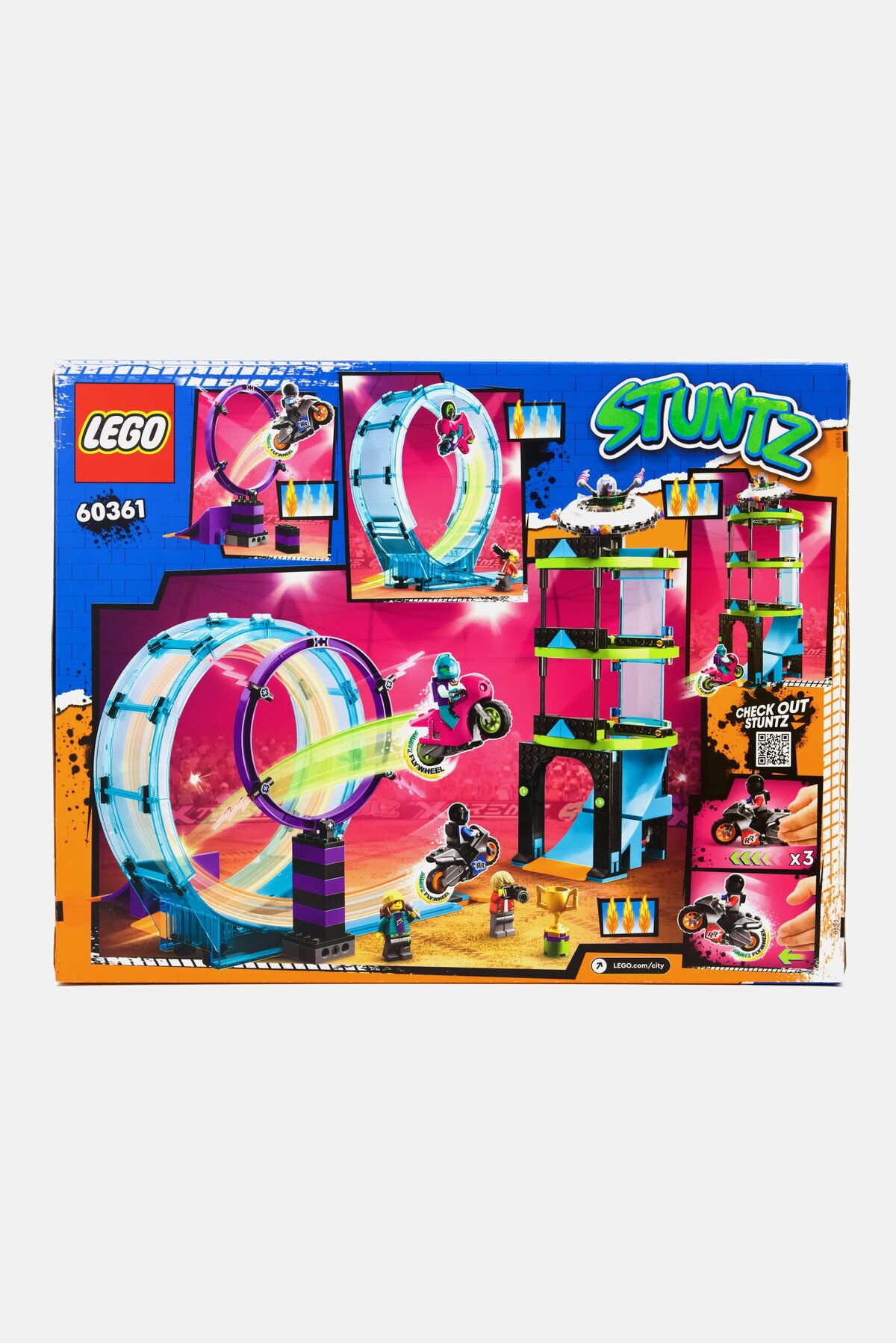 چالش سوارکاران نهایی حرکات نمایشی شهری، اسباب‌بازی ساختنی ۶۰۳۶۱، ۳۸۵ قطعه