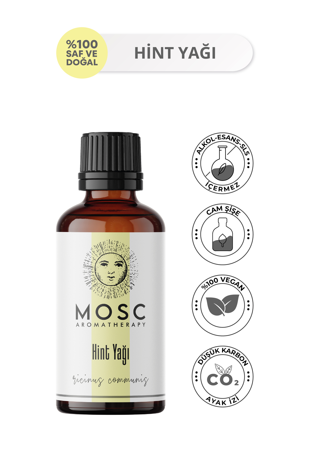 Mosc Hande Mosc Hint Yağı ( Yoğun Kıvamlı Yağ ) 30 ml Soğuk Sıkım %100 Saf Ve ...