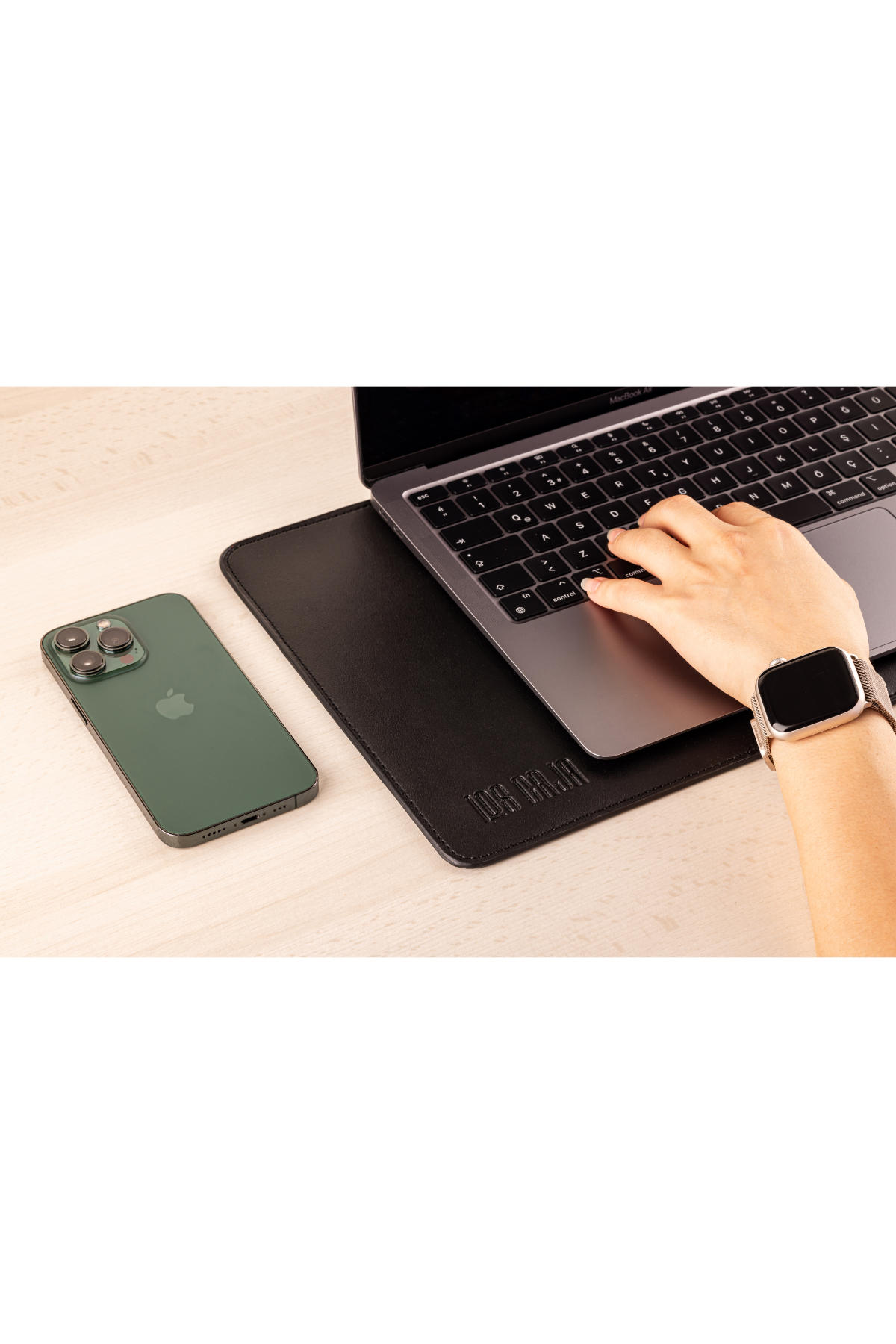 LOS CAJA  Laptop Kılıfı ,14 inç, Macbok Kılıfı, Vegan Deri, Su Itici Özellikli, Notebook Laptop Çantası - Görsel 5