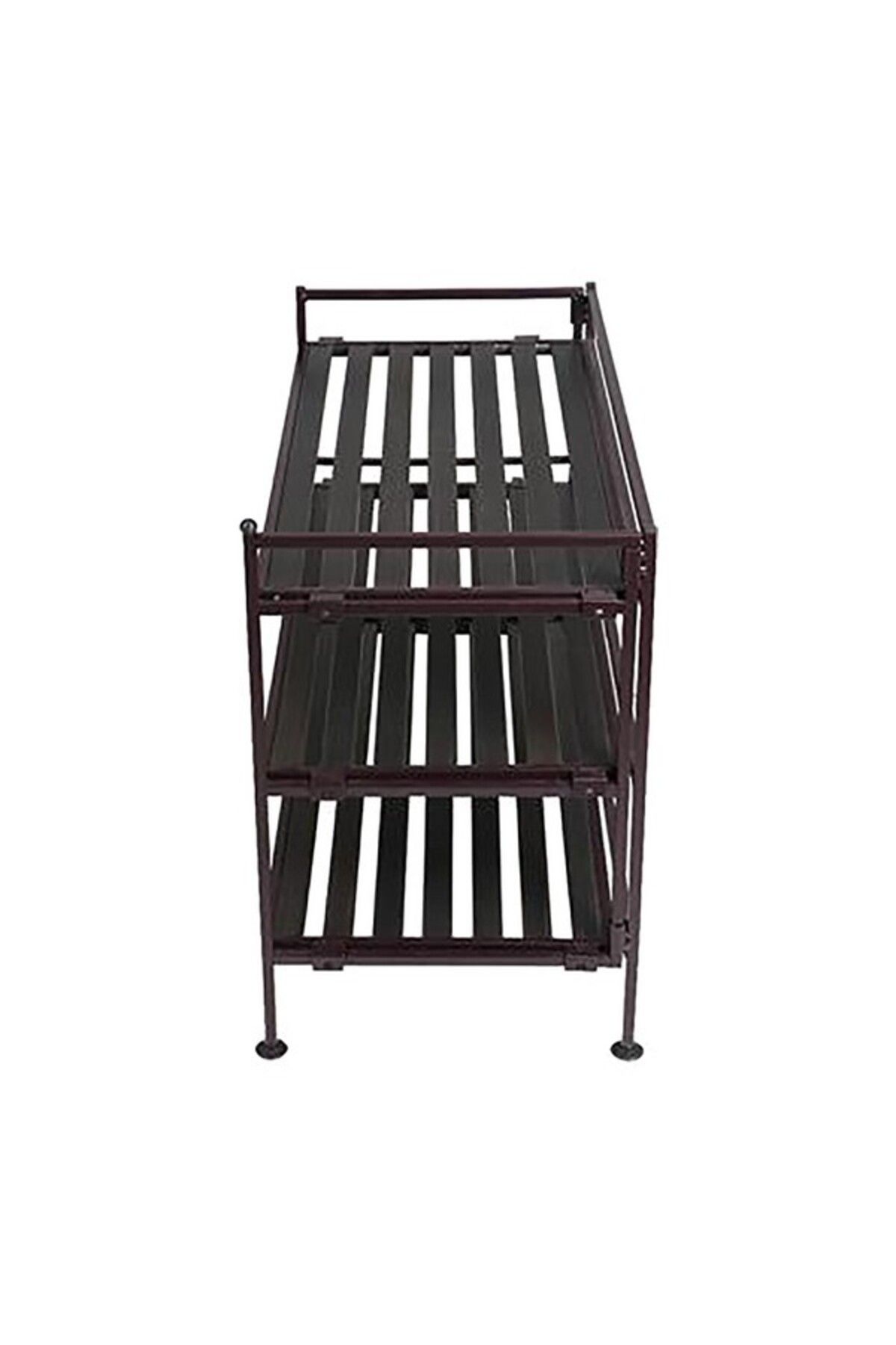 Seville Classics-3-Tier Elegant and Rectangular Mesh Utility Shoe Rack 2