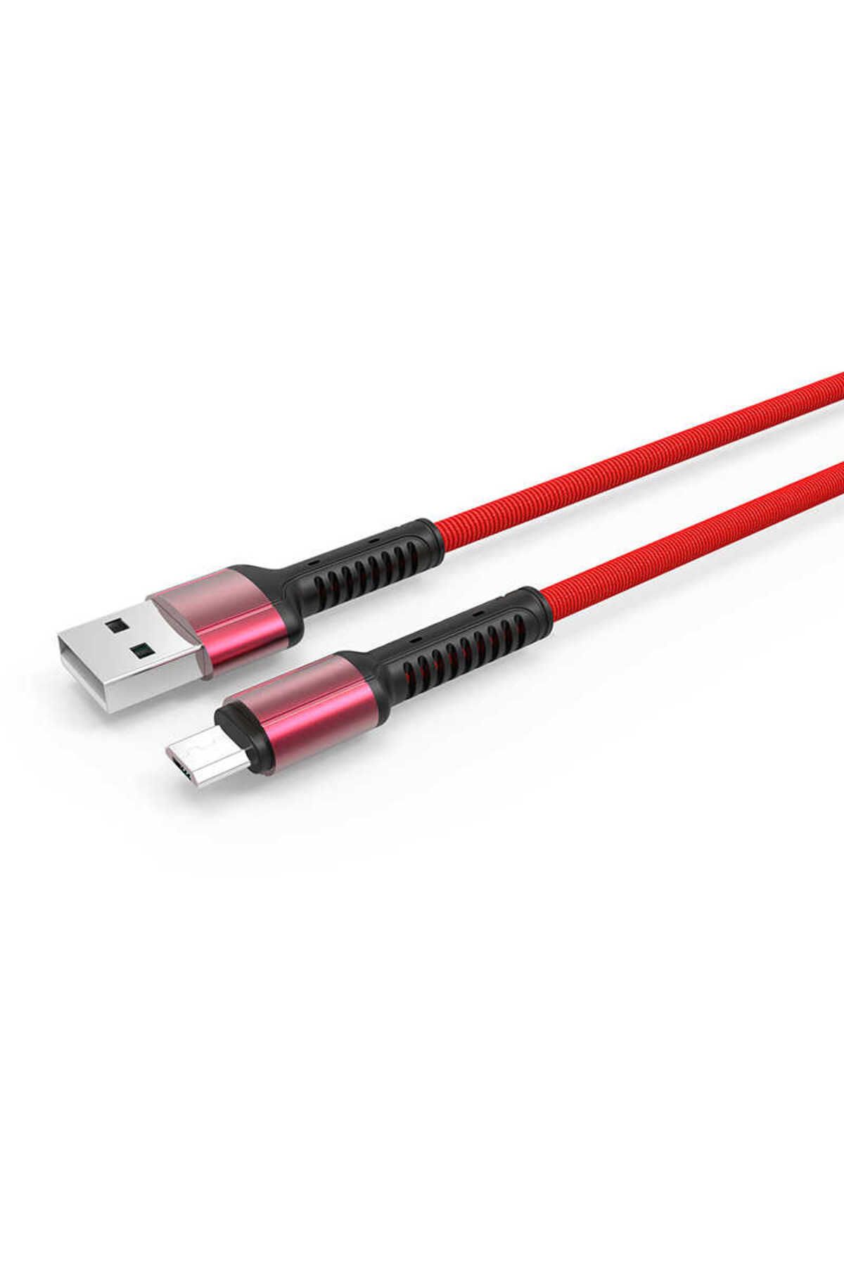 zore Kırmızı LS63 Micro Usb Kablo-Zore