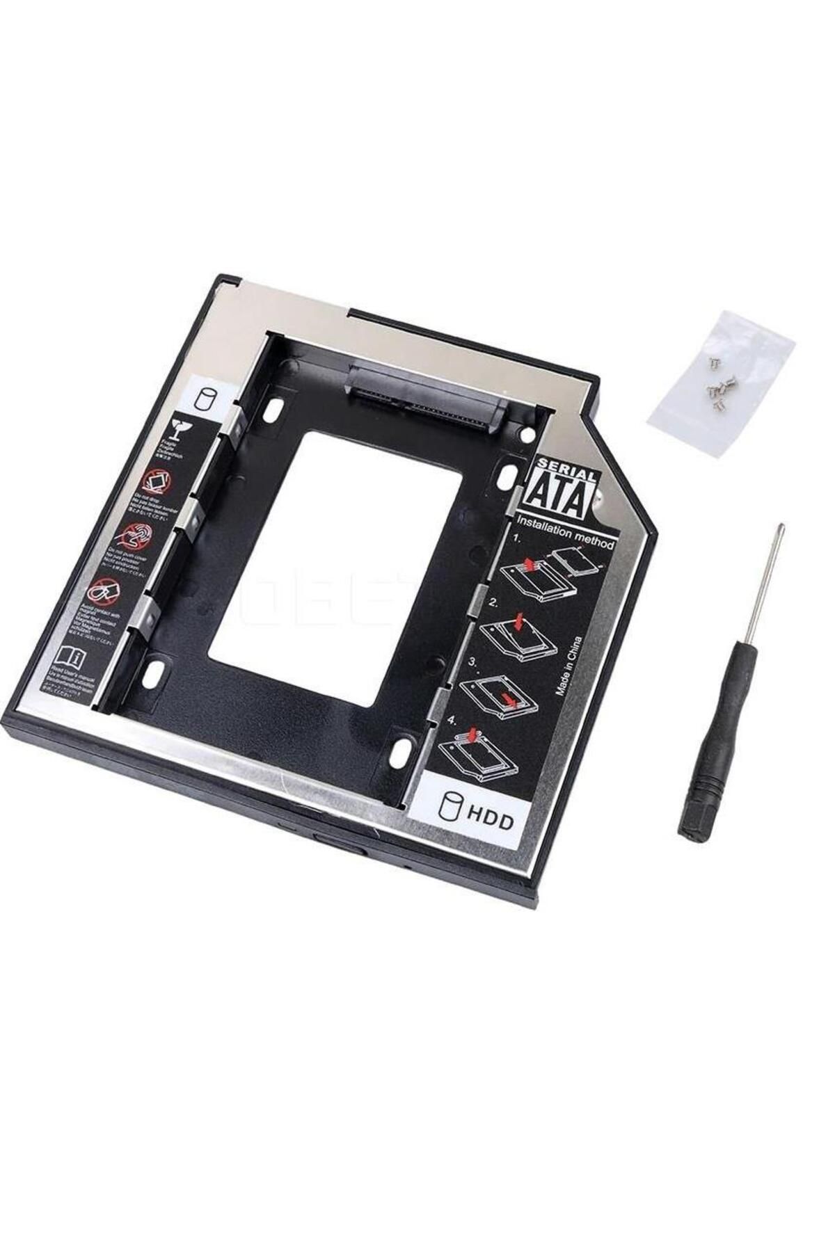 Temiz Pazar 4716 9.5mm Sata Hdd Harddisk Caddy Kızak Kutu Laptop Ssd Notebook İkinci Hdd Takma