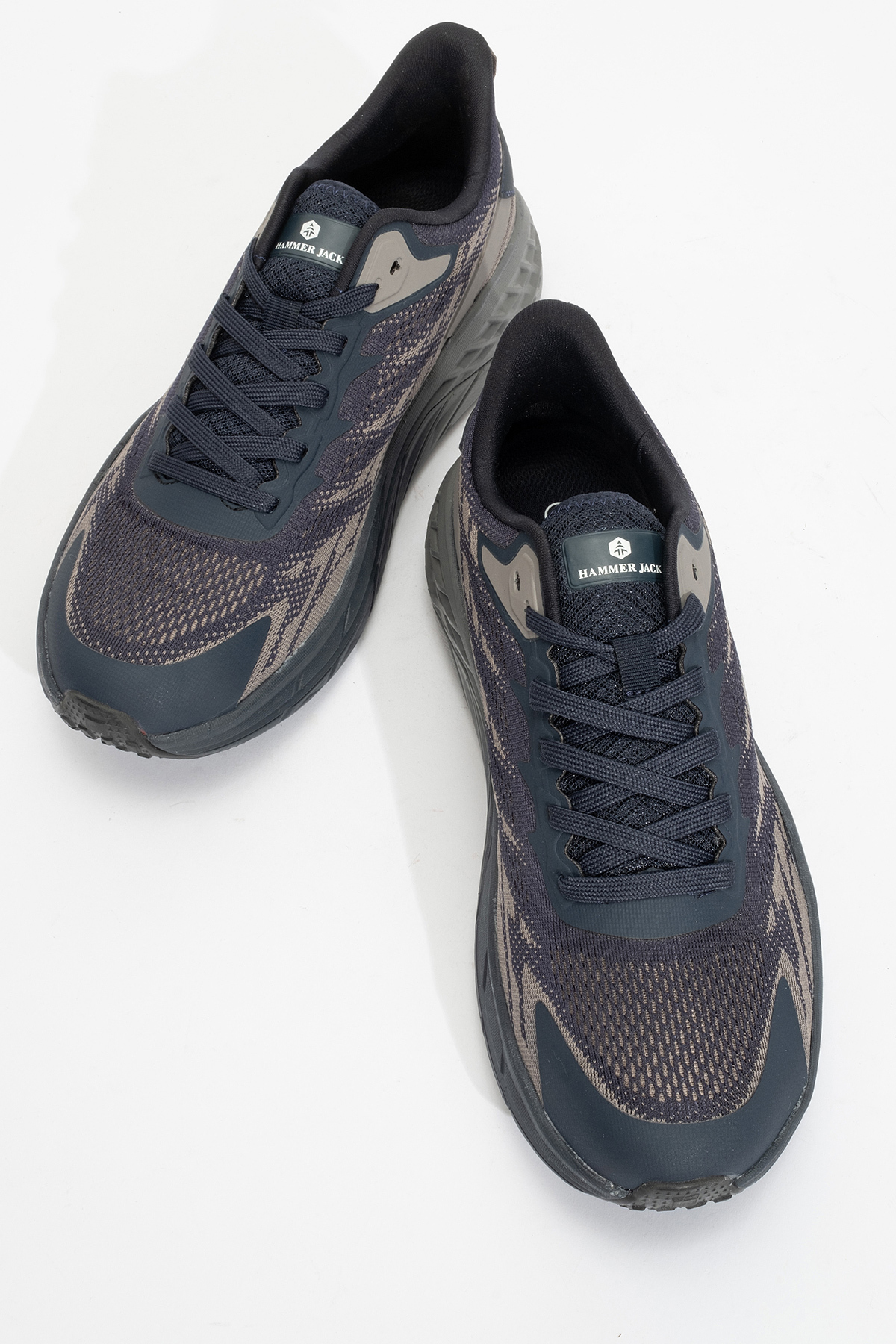 Erkek Spor Kalın Taban Bağcıklı Sneaker Hj 24817m Lacivert — سرمه‌ای HJ_24817M — تصویر 5 از 6