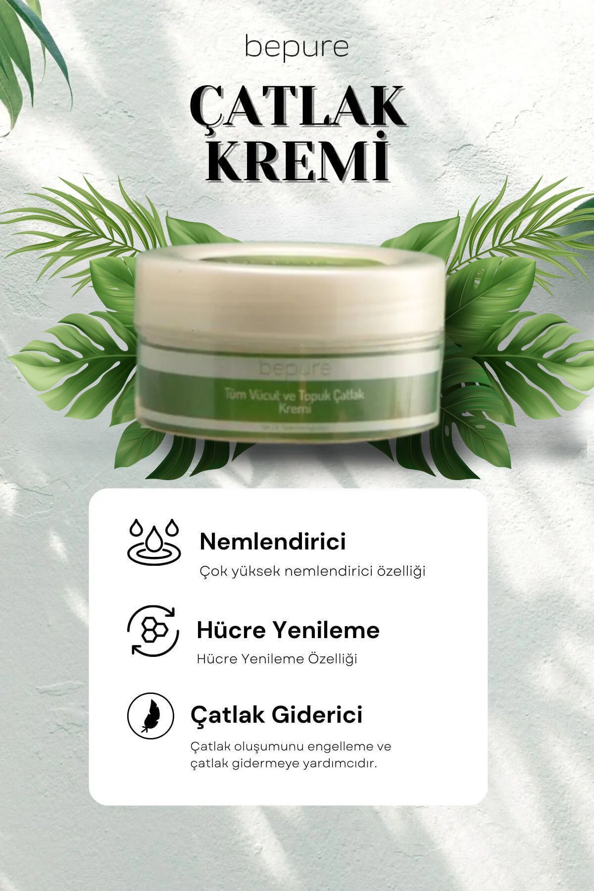 کرم ترک پوستی کرمی خورده پاشنه پا به جلوگیری از تشکیل 50 میل کمک می کند Bepure