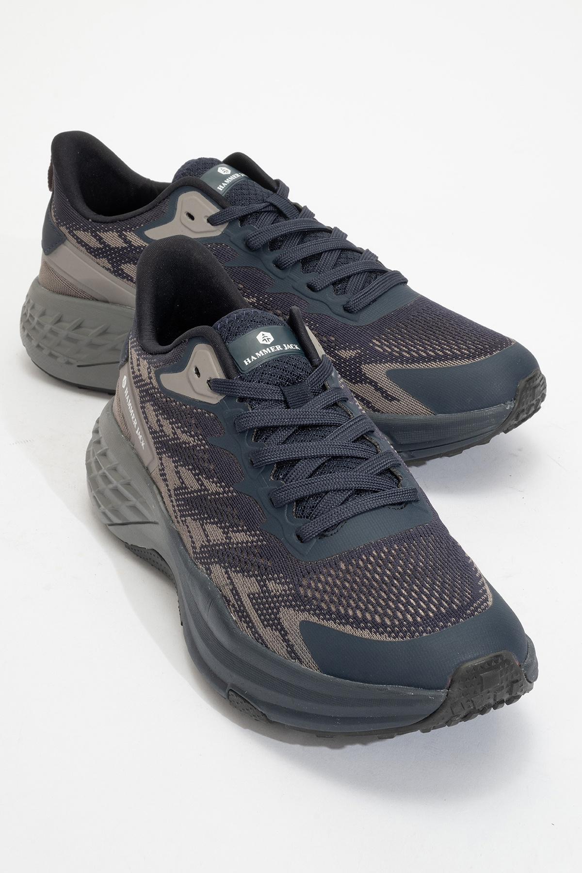 Erkek Spor Kalın Taban Bağcıklı Sneaker Hj 24817m Lacivert — سرمه‌ای HJ_24817M — تصویر 2 از 6
