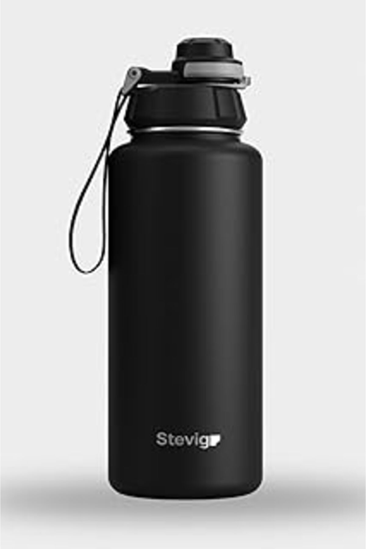 ZUHUDİ Stevig 1 Hand Leak-P Sızdırmaz Çelik Termos 1000 Ml Black St-210