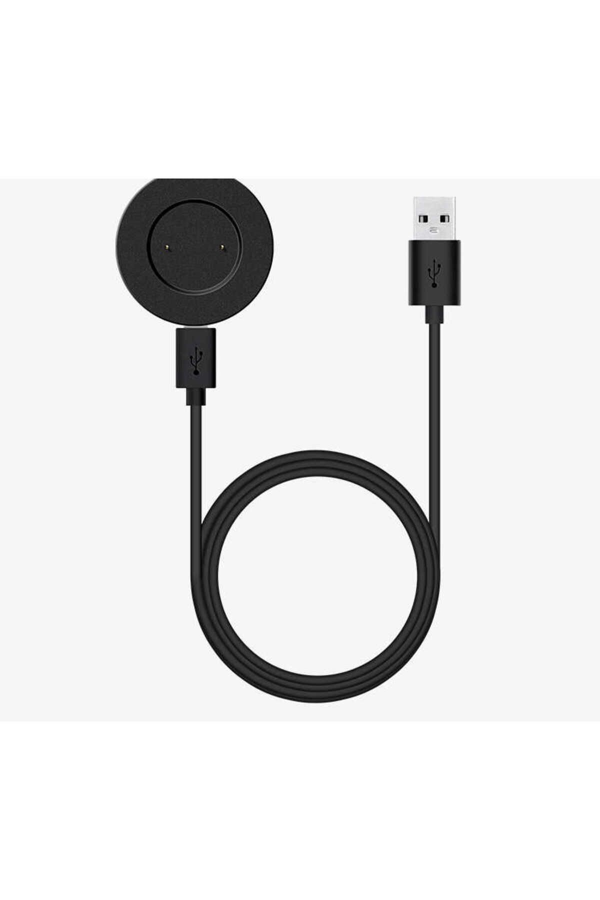 zore Siyah Huawei Gt2 46mm Uyumlu Usb Şarj Kablosu-zore