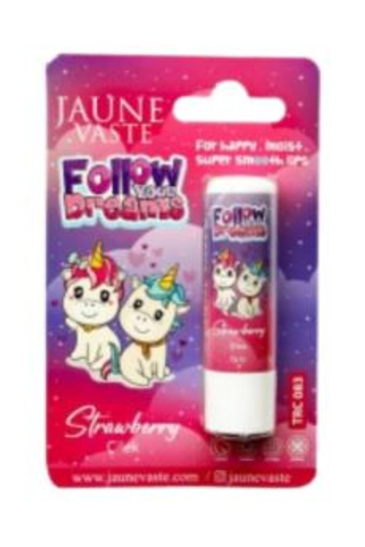 Jaune Vaste Lip Balm Kids Unicorn Dudak Kremi Çilekli 5 gr